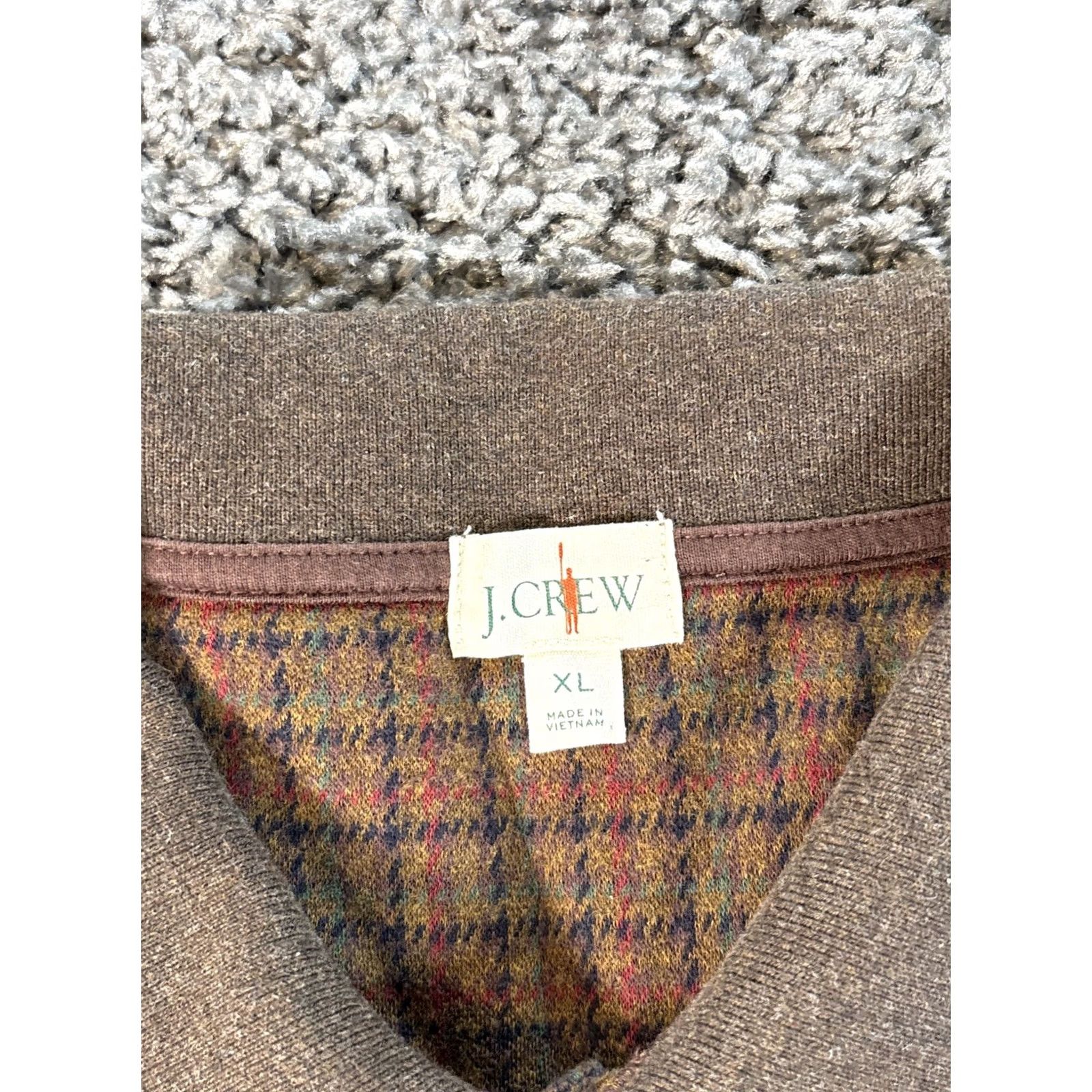 J.Crew VINTAGE J.CREW Shirt Mens XL Henley Pullover Plaid Oarsman USA 90s Classic Preppy Heavyweight Thermal Size US XL / EU 56 / 4 - 4 Thumbnail