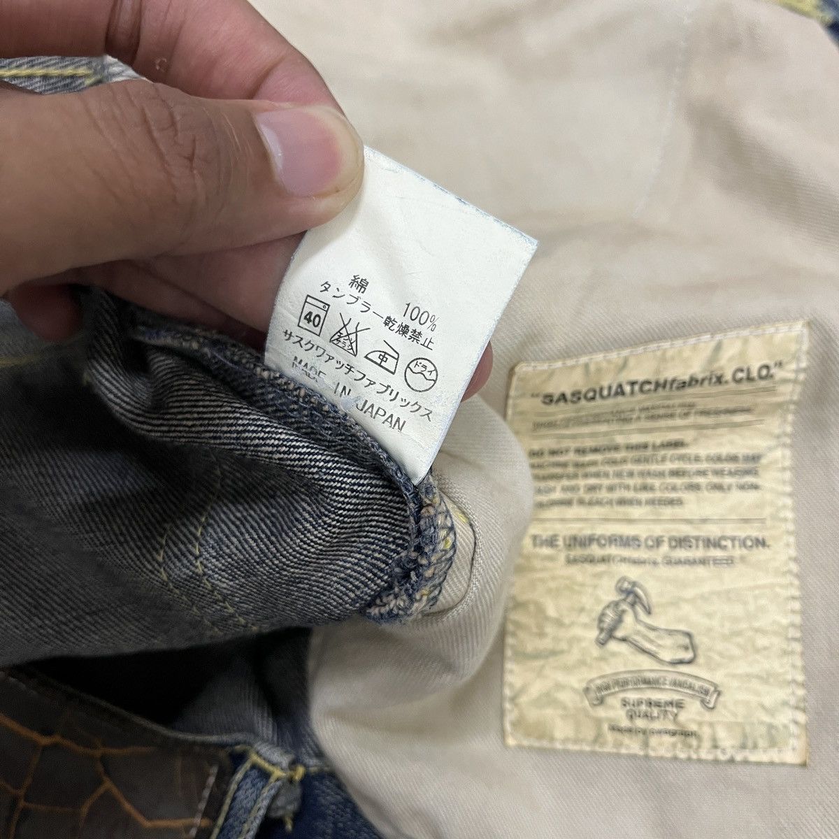 Sasquatchfabrix Vintage Sasquatchfabrix Logo Patch Denim Size US 34 / EU 50 - 11 Thumbnail