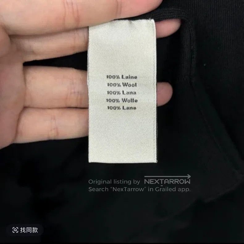 Hermes Hermes Black Knit Polo Long Sleeve Size US L / EU 52-54 / 3 - 4 Thumbnail