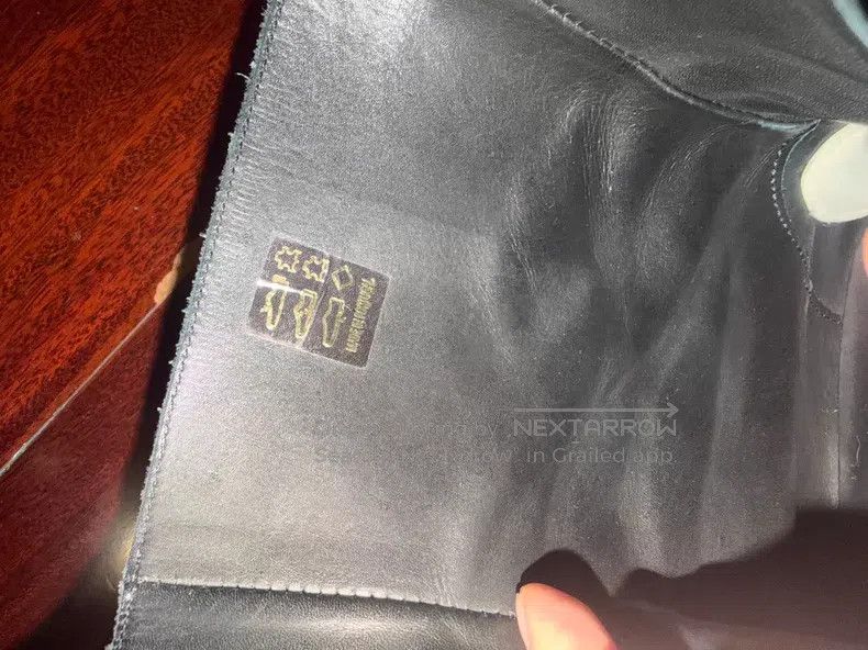 Our Legacy Our Legacy Black Mid-Calf Leather Boots Size US 7 / EU 40 - 3 Thumbnail