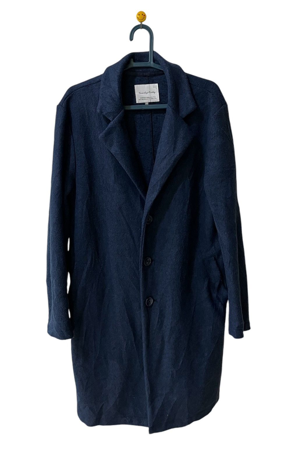 Japanese Brand Sevendays Sunday Long Coat Wool Jacket Size US M / EU 48-50 / 2 - 3 Thumbnail