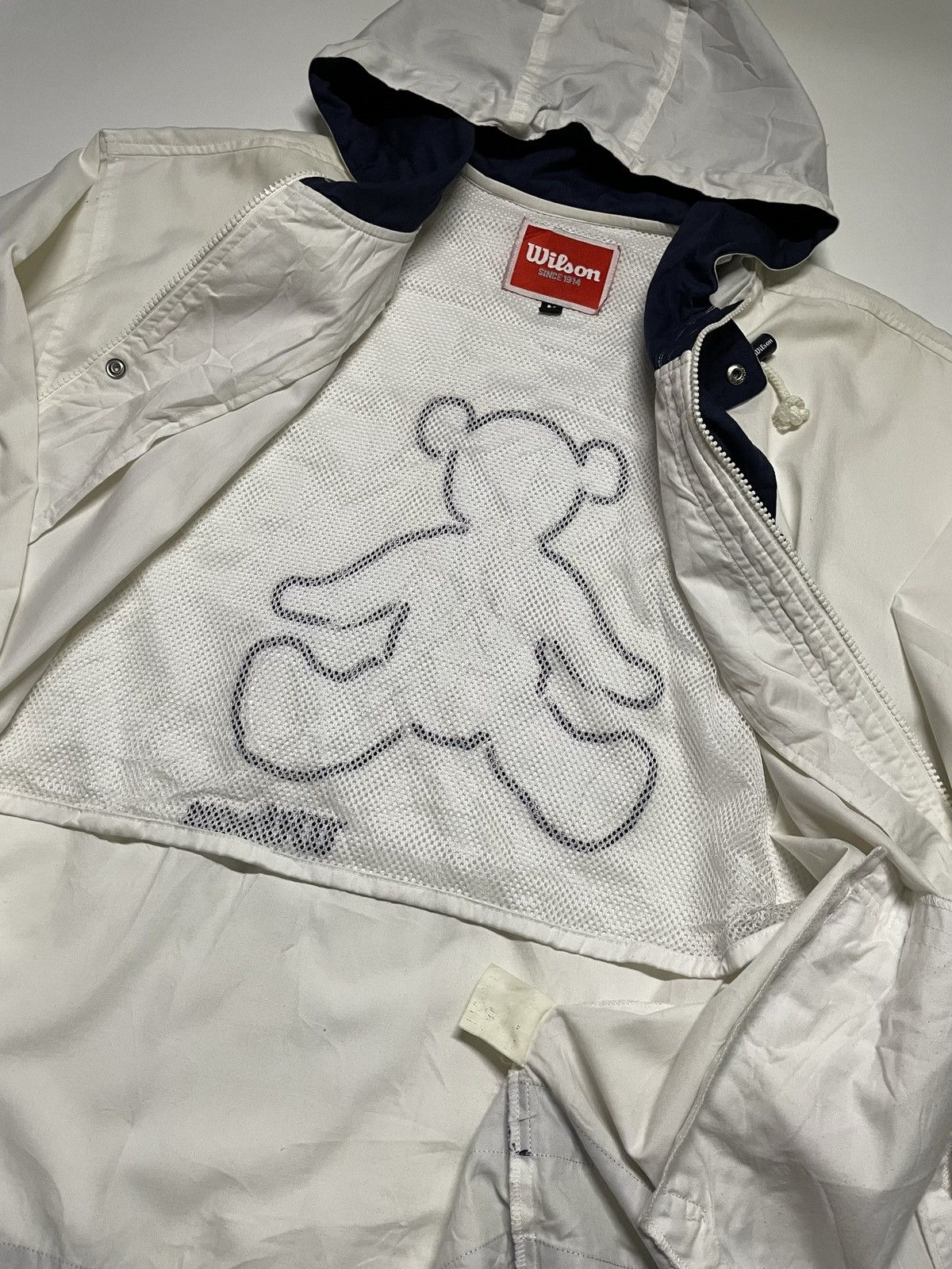 Wilson Wilson 1914 Embroidered Bear biglogo Windbreaker jacket Size US M / EU 48-50 / 2 - 11 Thumbnail