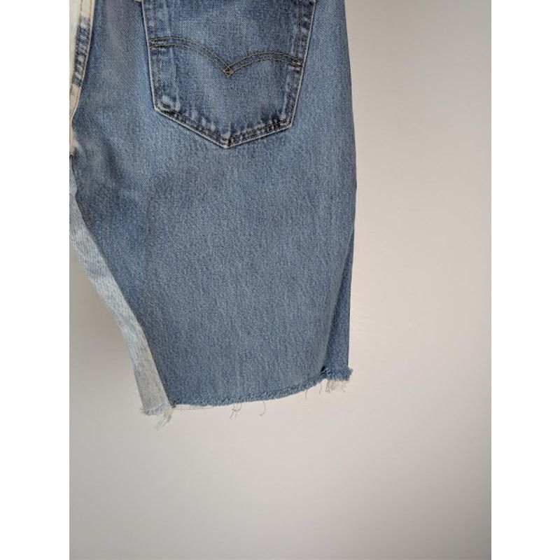 Gallery Dept. o1rshd1 Paneled Denim Shorts in Indigo Blue / Off White Size US 32 / EU 48 - 15 Thumbnail