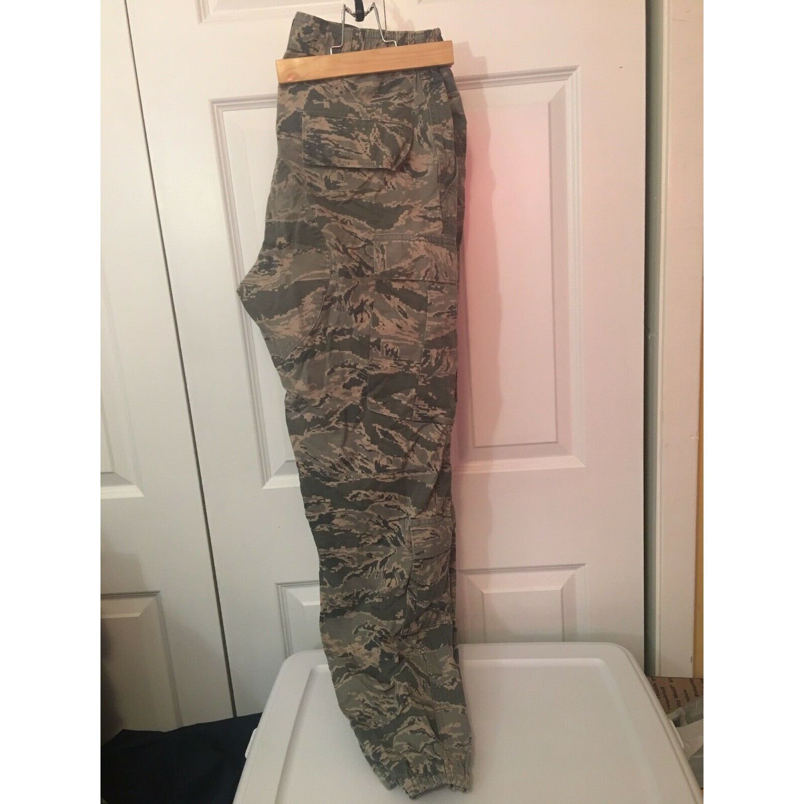 Other US Air Force 32R X 28 men utility trouser pant green camoufl Size US 32 / EU 48 - 5 Thumbnail
