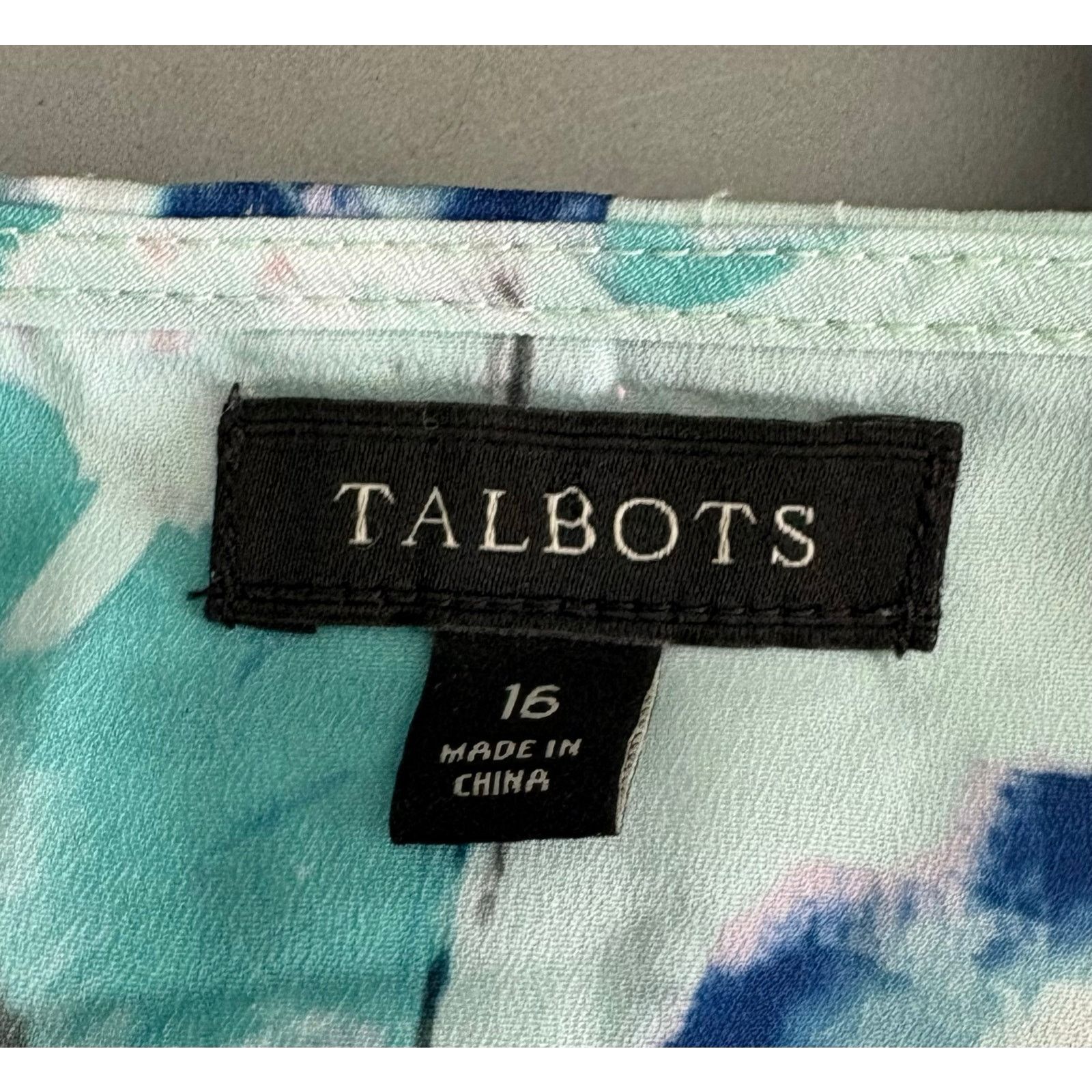 Other Talbots | Watercolor Sleeveless Top Lightweight | 16 Size XXL / US 16-18 / IT 52-54 - 3 Thumbnail
