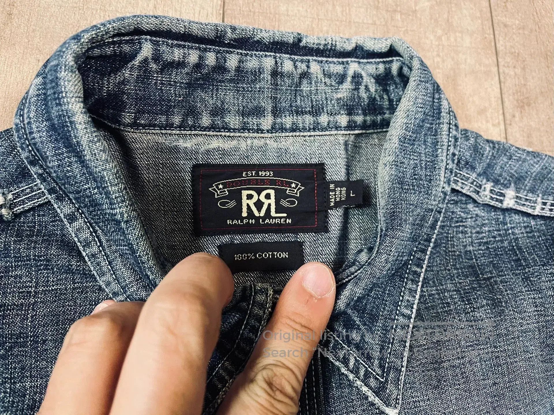 RRL Ralph Lauren RRL Indigo Work Shirt Jacket. Size US L / EU 52-54 / 3 - 7 Thumbnail