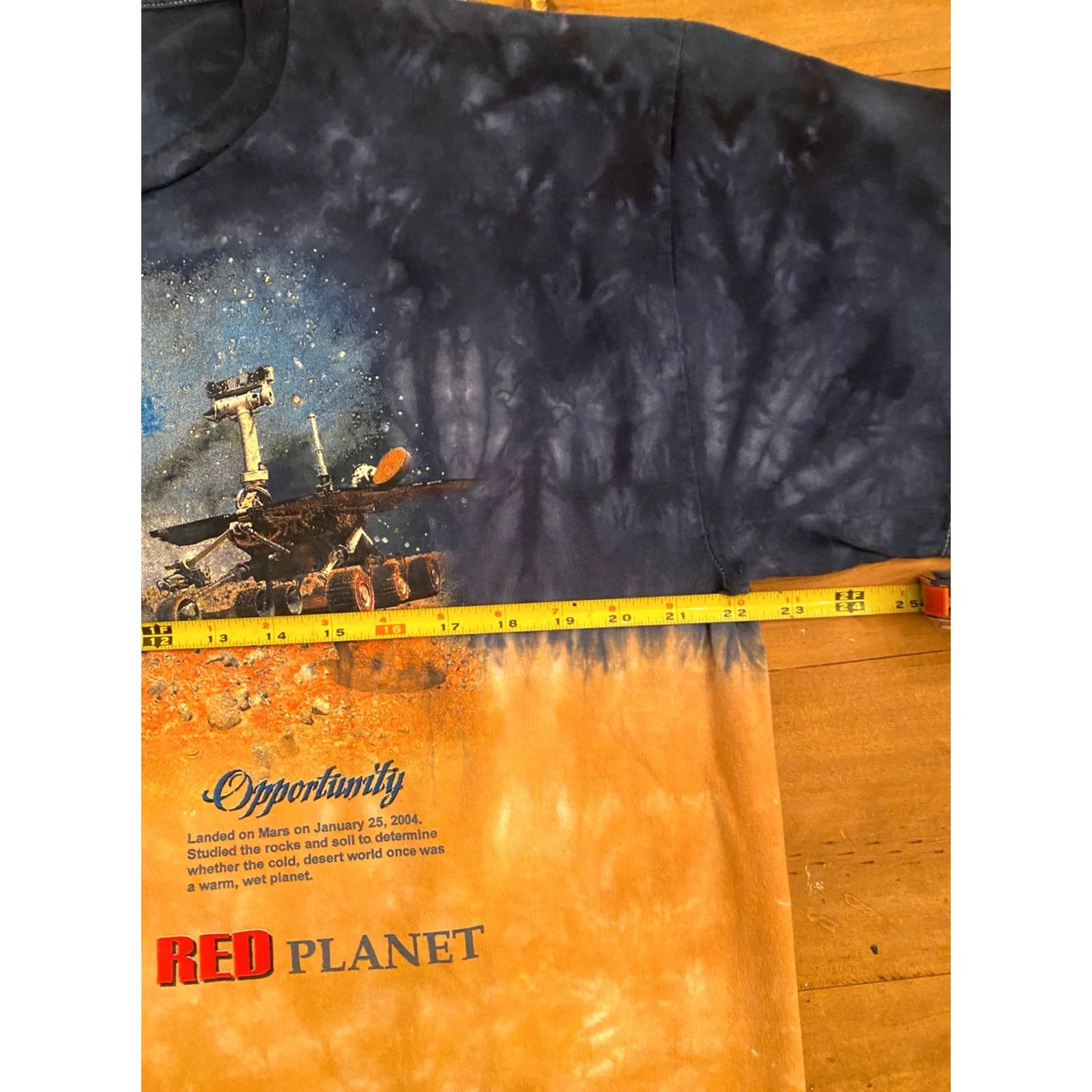 NASA NASA T-Shirt Mars Tie Dye XL Men Short Sleeve Multicolor 22” X 27” Size US XL / EU 56 / 4 - 5 Thumbnail
