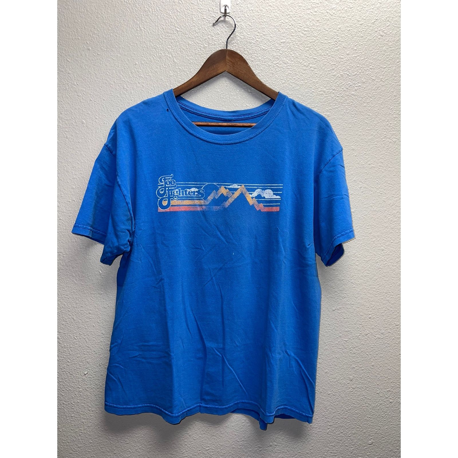 Vintage Vintage Foo Fighters Shirt Blue Mountain Blue Tee Tour Large Size US L / EU 52-54 / 3 - 1 Thumbnail
