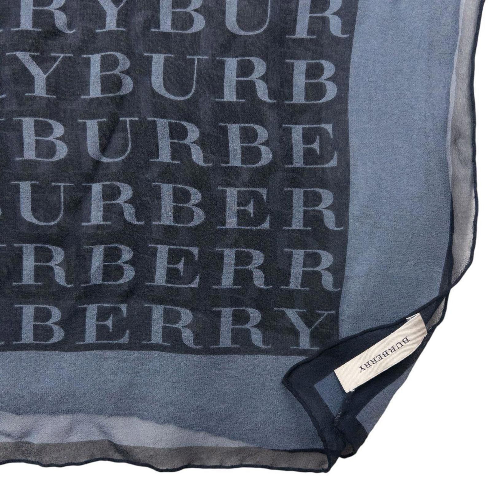 Burberry Vintage 2000s Burberry Monogram Silk Scarf Size ONE SIZE - 4 Thumbnail