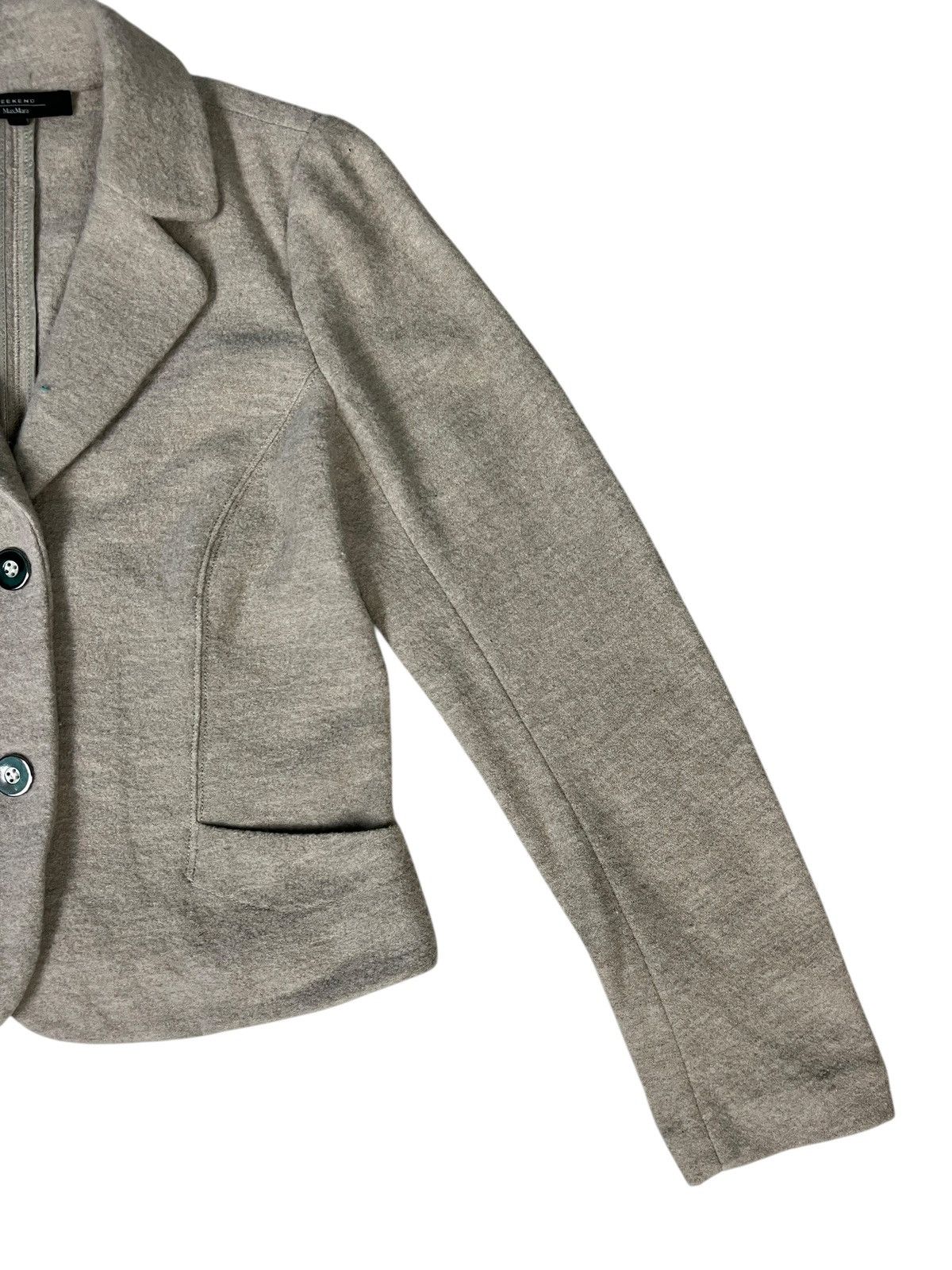 Max Mara × Weekend Max Mara Max Mara Weekend Cropped Wool Blazer Size S / US 4 / IT 40 - 5 Thumbnail