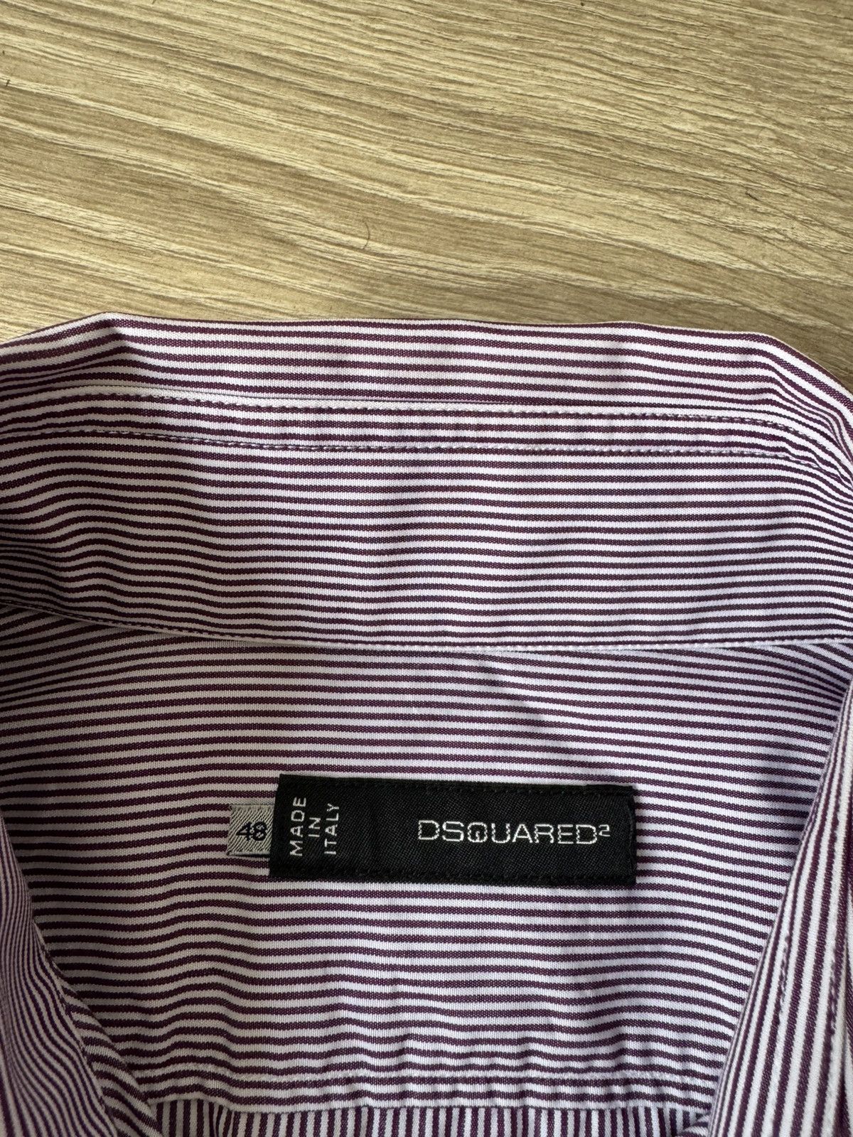 Dsquared2 Dsquared2 Striped Button Up Shirt Size US M / EU 48-50 / 2 - 6 Thumbnail
