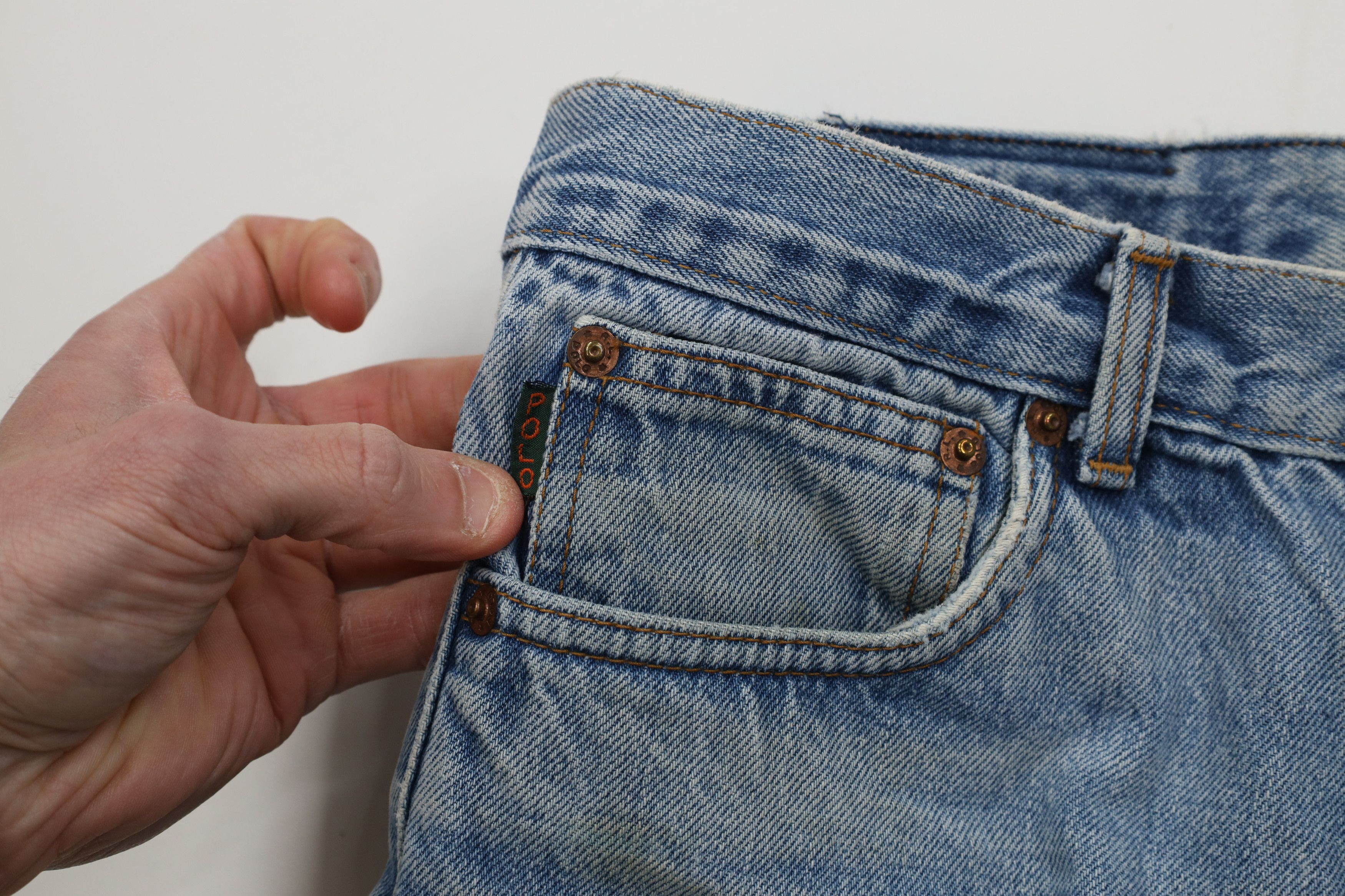 Ralph Lauren Vintage 70s Ralph Lauren Straight Leg Denim Jeans Blue USA Size US 32 / EU 48 - 9 Thumbnail