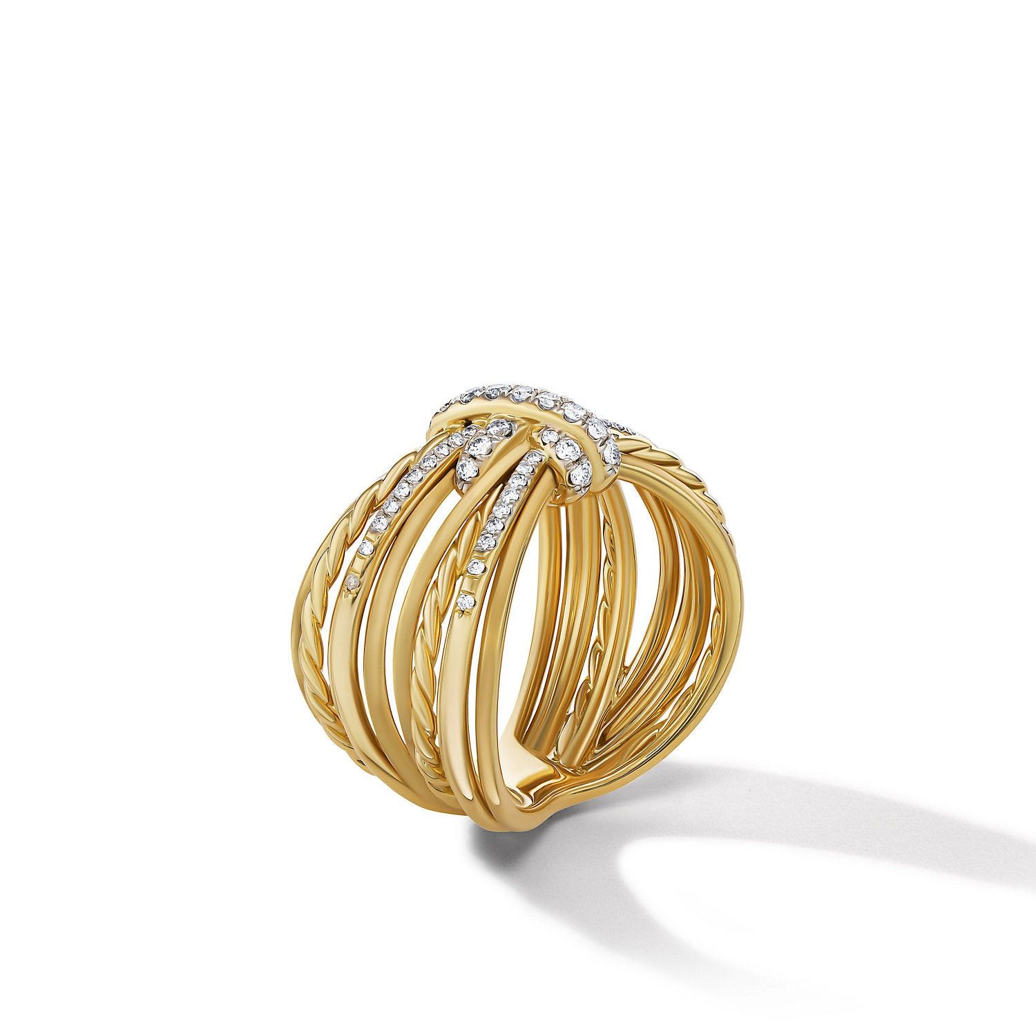 David Yurman o1w1db10325 R17187D Ring in 18K Yellow Gold with Diamonds Size ONE SIZE - 3 Thumbnail