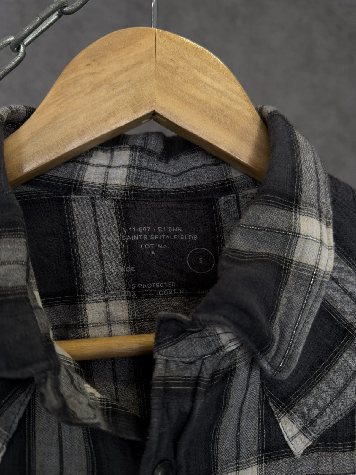 Allsaints Allsaints vintage designer shirt Size US S / EU 44-46 / 1 - 4 Thumbnail