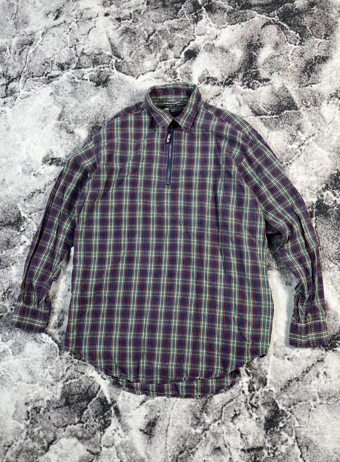 Polo Ralph Lauren Polo Golf Ralph Lauren Technical Plaid Zip Shirt Size US M / EU 48-50 / 2 - 1 Thumbnail