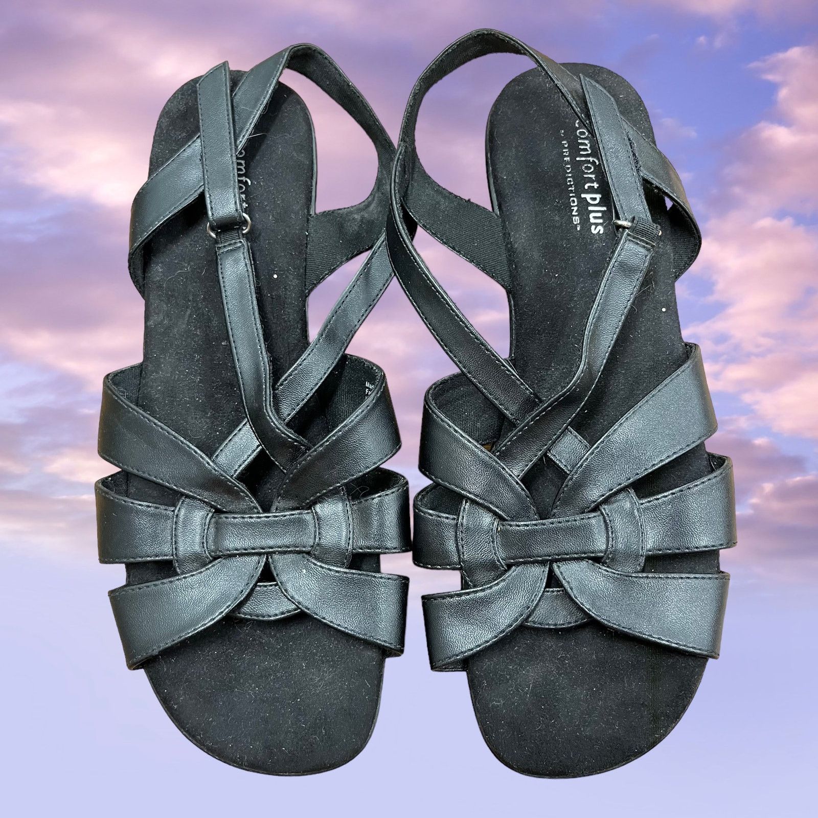 Other Size 38 Comfort Plus By Predictions 1” Heel strappy Sandal Size US 8 / IT 38 - 6 Thumbnail