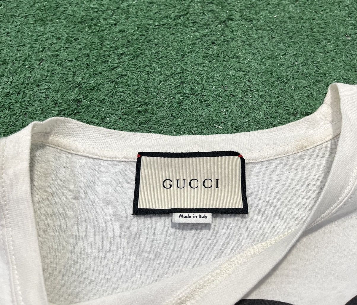 Gucci Gucci Tee Print White/Beige Size US M / EU 48-50 / 2 - 4 Thumbnail