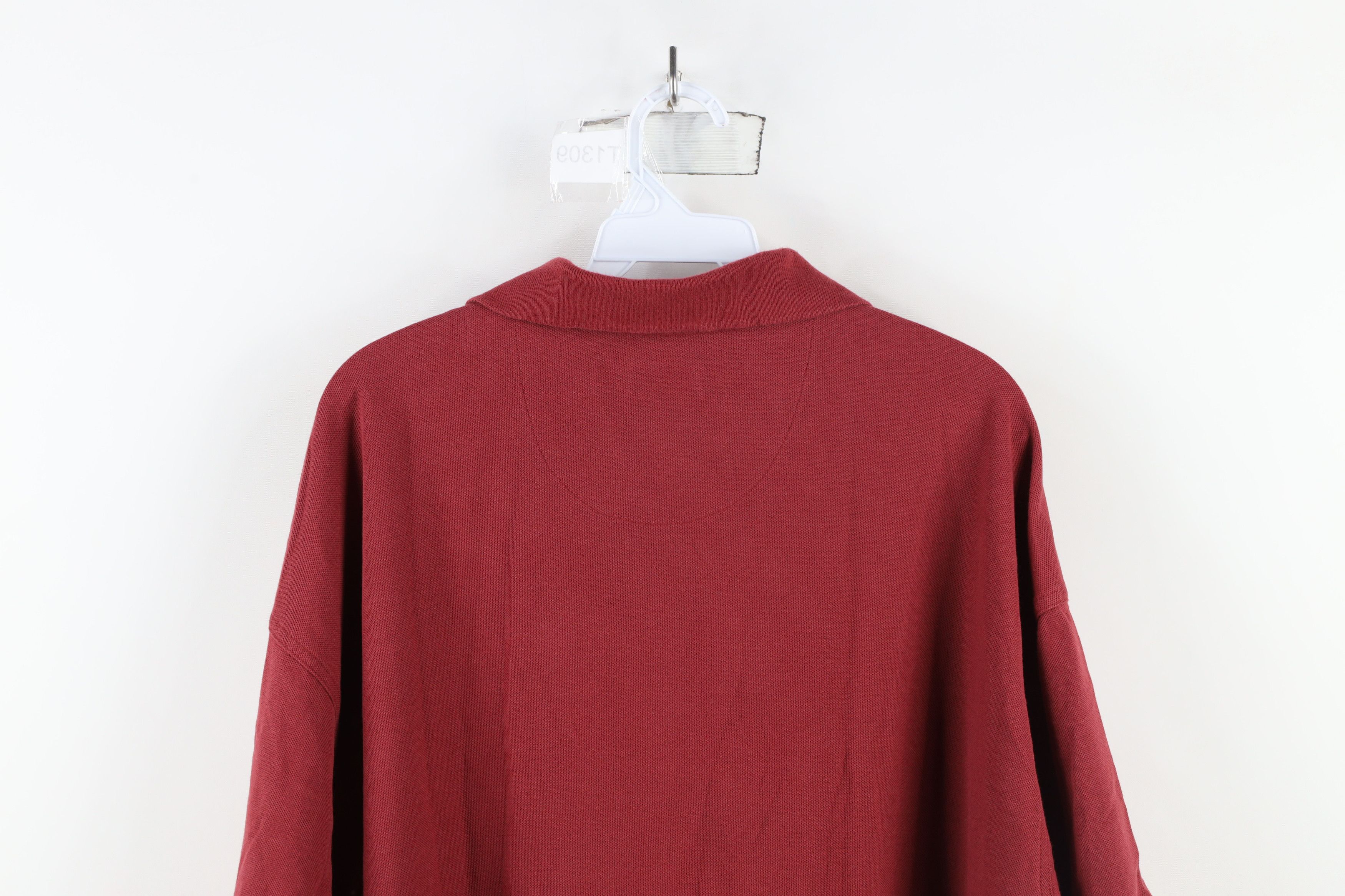 Nike × Vintage Vintage Nike Golf Scott Mini Swoosh Golf Polo Shirt Red Size US XXL / EU 58 / 5 - 13 Thumbnail