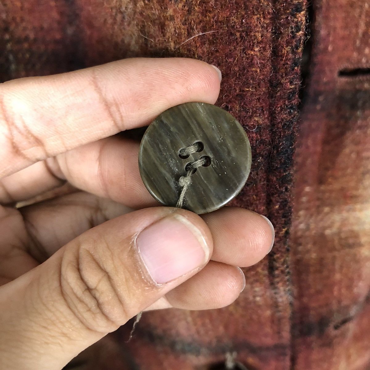 Japanese Brand 📌Vintage Wool Worker Jacket Zipper Crescent Max Tartan Size US M / EU 48-50 / 2 - 17 Thumbnail