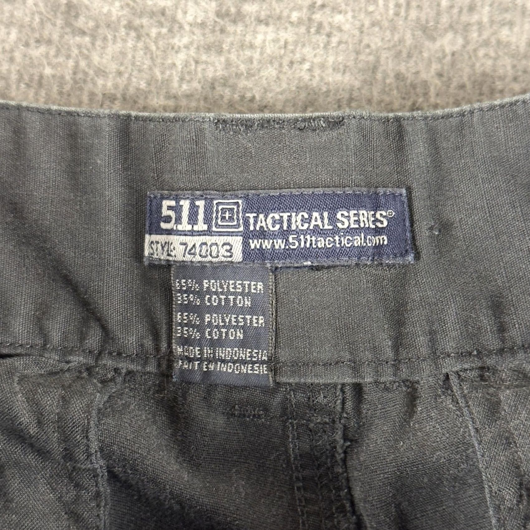 Vintage 5.11 Tactical Pants Mens Cargo Gray 28x32 TDU Ripstop Polyester Blend 74003 Size US 28 / EU 44 - 3 Thumbnail