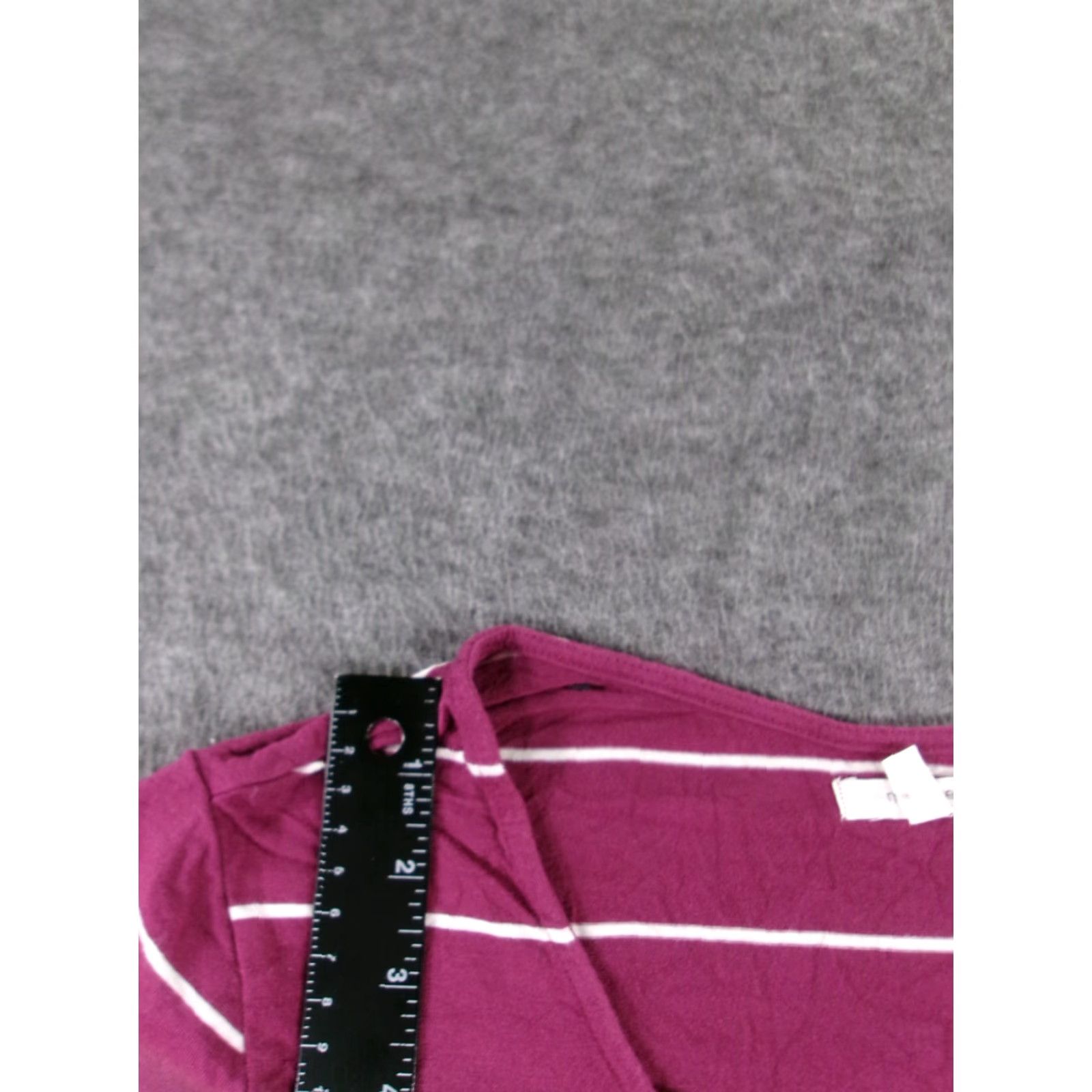 Vintage Maurices Dress Women Large Purple Striped Causal Flowy Everyday Pullover Basic Size L / US 10 / IT 46 - 4 Thumbnail