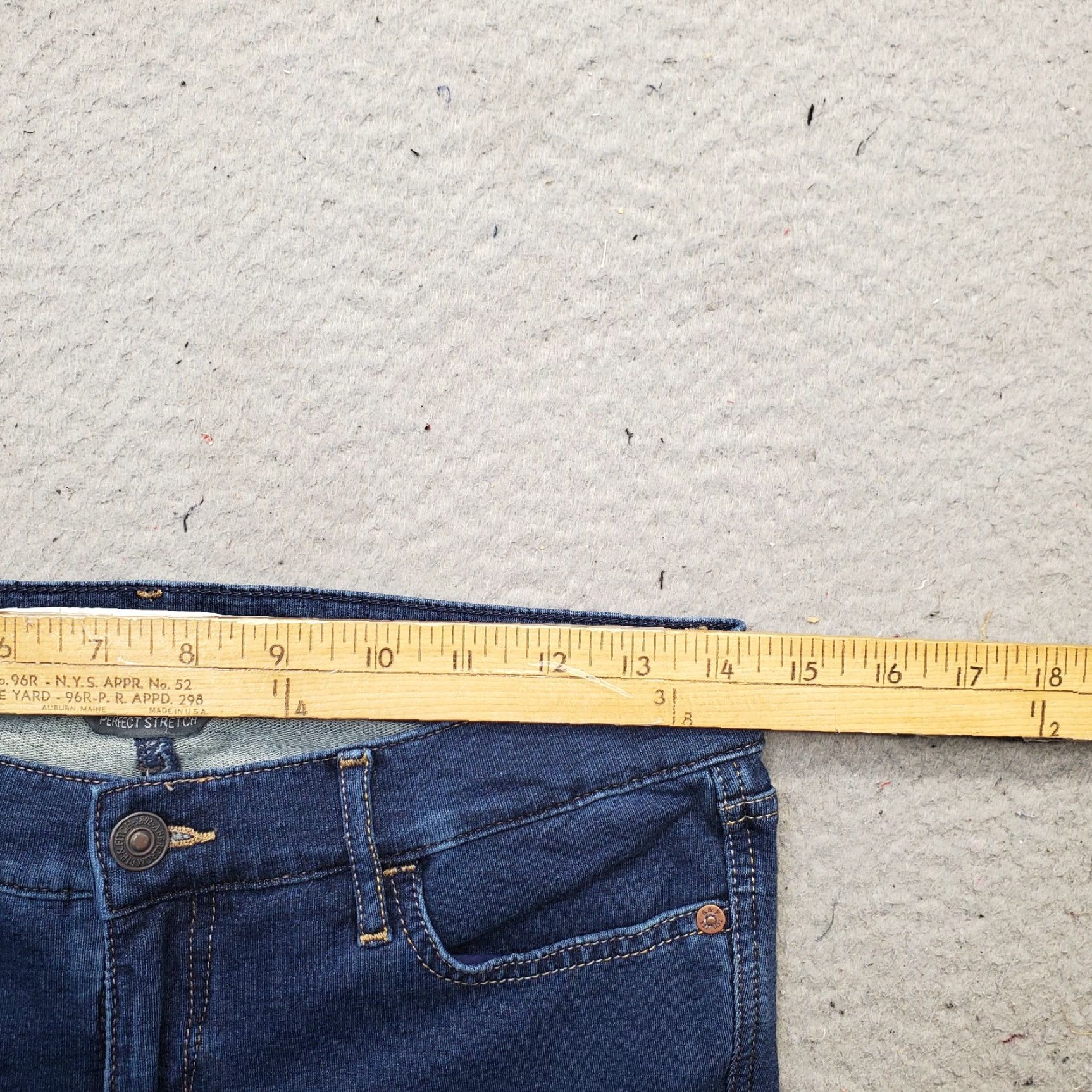 Abercrombie & Fitch Abercrombie & Fitch Jeans Women Size 2 Blue Denim Slim Fit Perfect Stretch Skinny Leg Womens Jeans Size 26" / US 2 / IT 38 - 6 Thumbnail