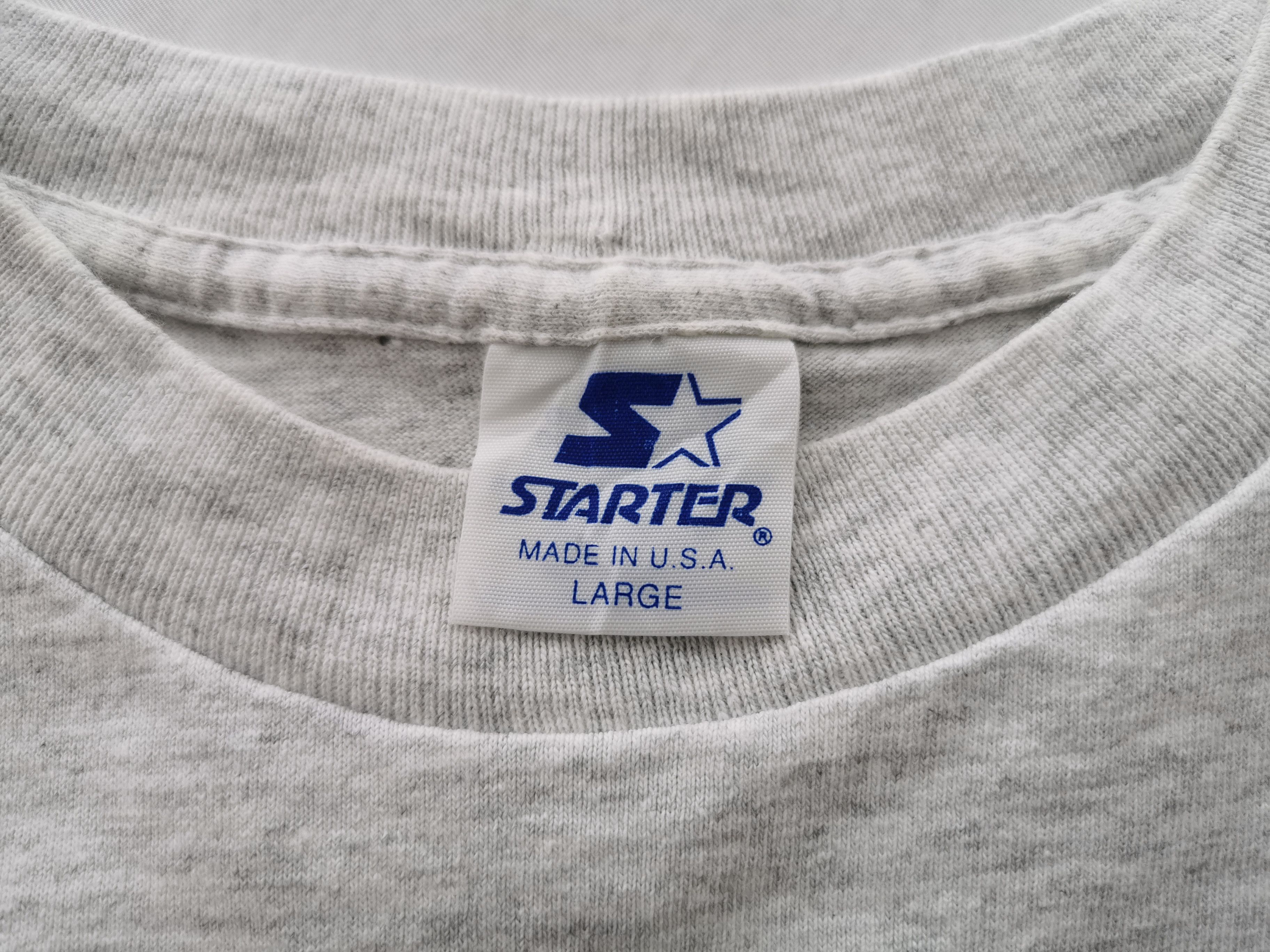NHL Vintage 90s New York Rangers Starter NHL T Shirt Size US L / EU 52-54 / 3 - 7 Thumbnail