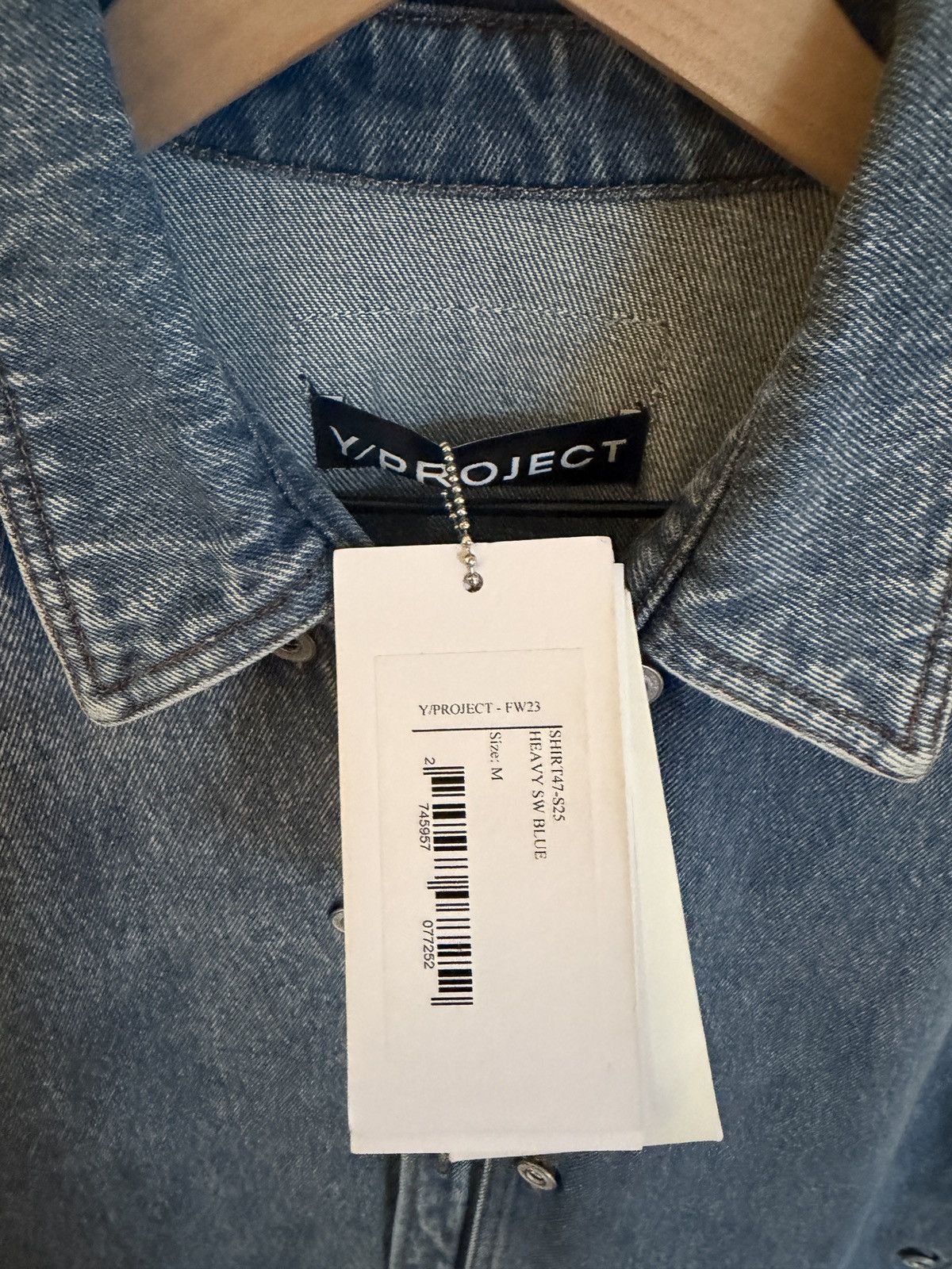 Y/Project Y/Project Snap Off Denim Shirt & Jeans Size US 32 / EU 48 - 4 Thumbnail