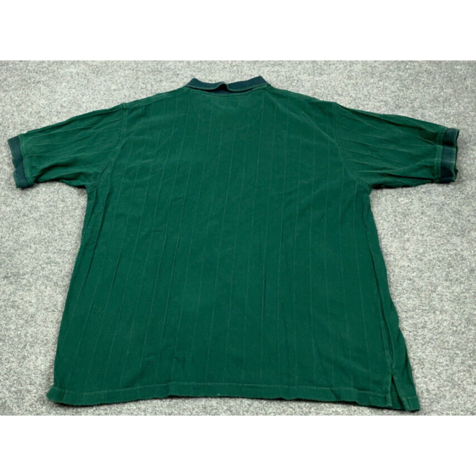 Vintage VTG Penguin Green Ribbed Polo Shirt 2XL Adult Men Polo Cotton 90s Retro Tennis Vintage Ribbed Slim? Size US XXL / EU 58 / 5 - 2 Thumbnail