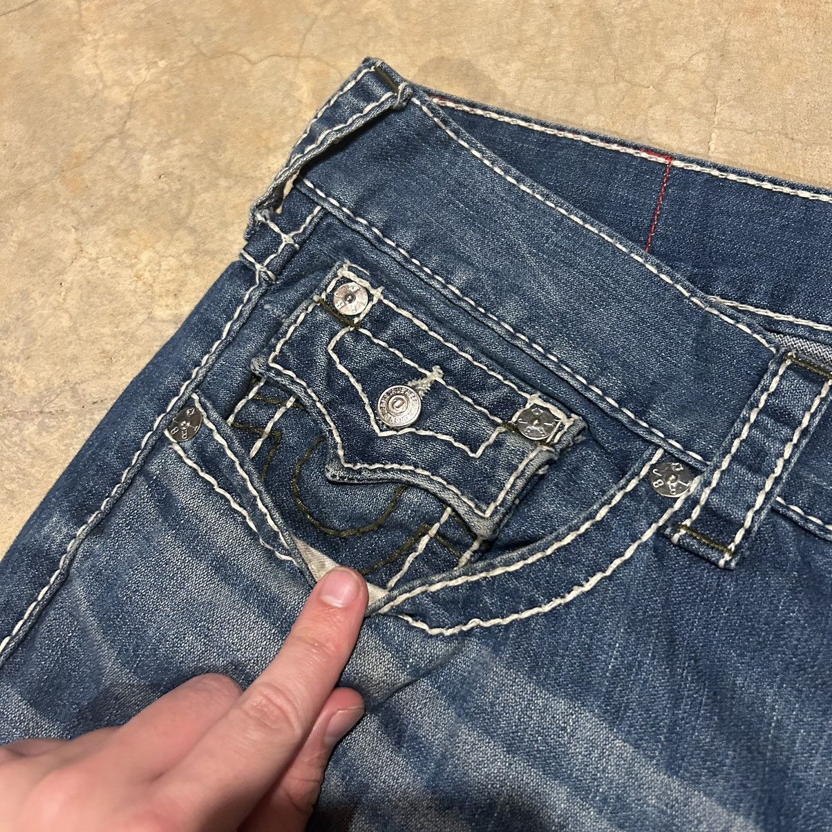 True Religion × Vintage Crazy Vintage Y2K True Religion Flap Pocket Baggy Jeans Size US 36 / EU 52 - 9 Thumbnail