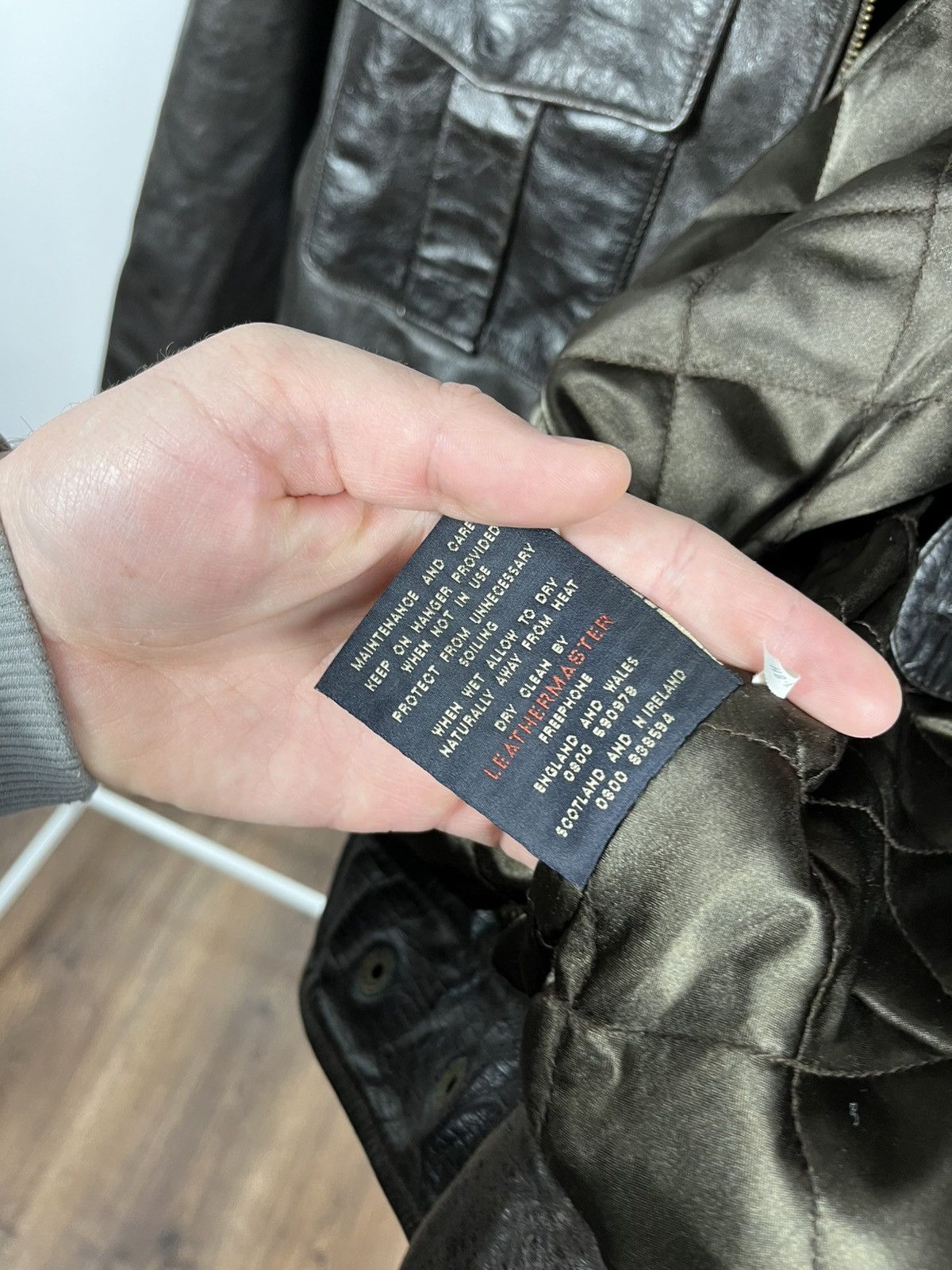 Leather Vintage Heavy Leather Jacket Brown Quilted Lining Biker M Size US M / EU 48-50 / 2 - 10 Thumbnail