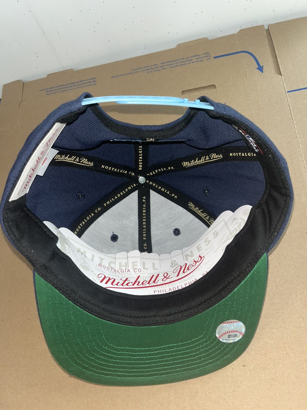 Mitchell & Ness Mitchell and Ness MLB RETRO LOCKUP SNAPBACK RAYS Hat Size ONE SIZE - 2 Thumbnail