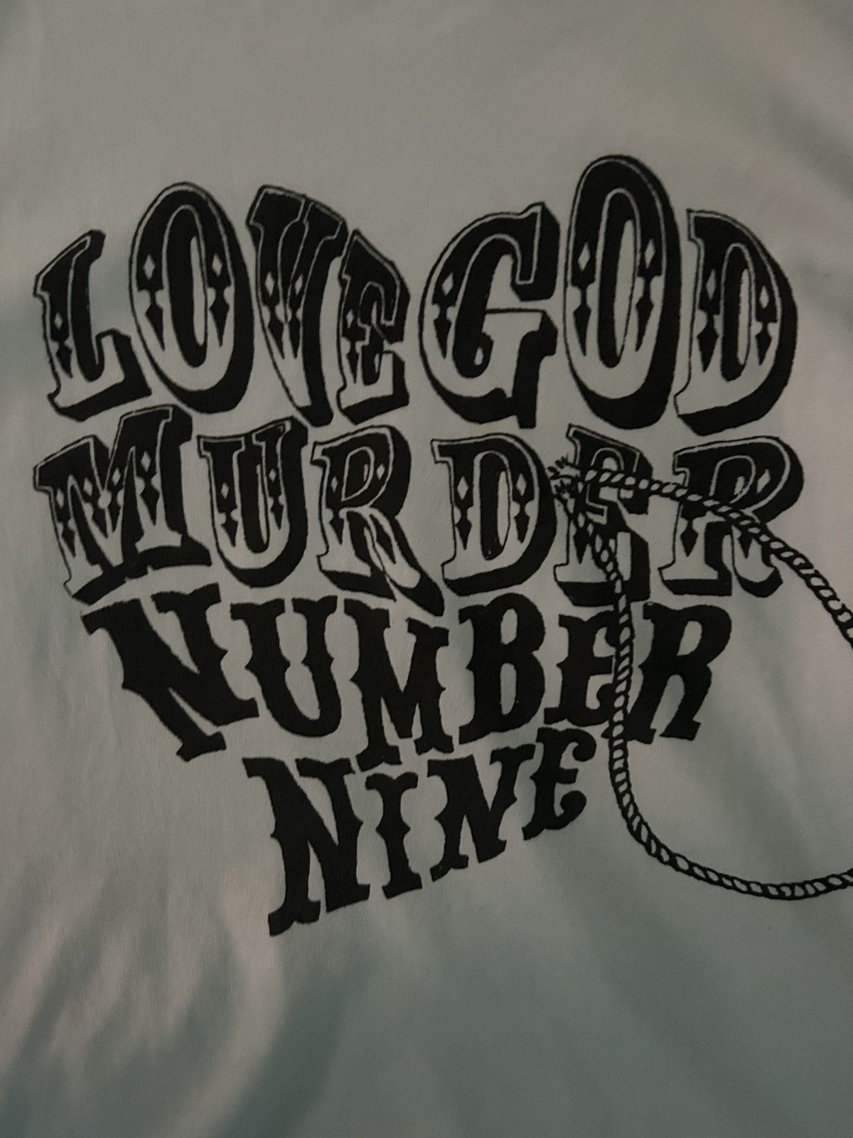 Number (N)ine Number (N)ine 07AW Love God Murder Tee Size US M / EU 48-50 / 2 - 4 Thumbnail