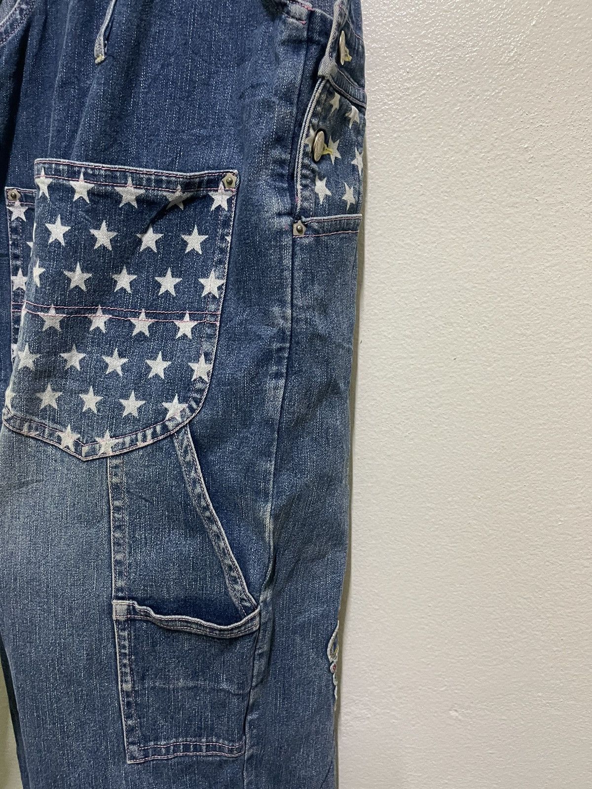 Angel Blue × Japanese Brand × Vintage Angel Blue Overall Patches Denim Size 30" / US 8 / IT 44 - 21 Thumbnail