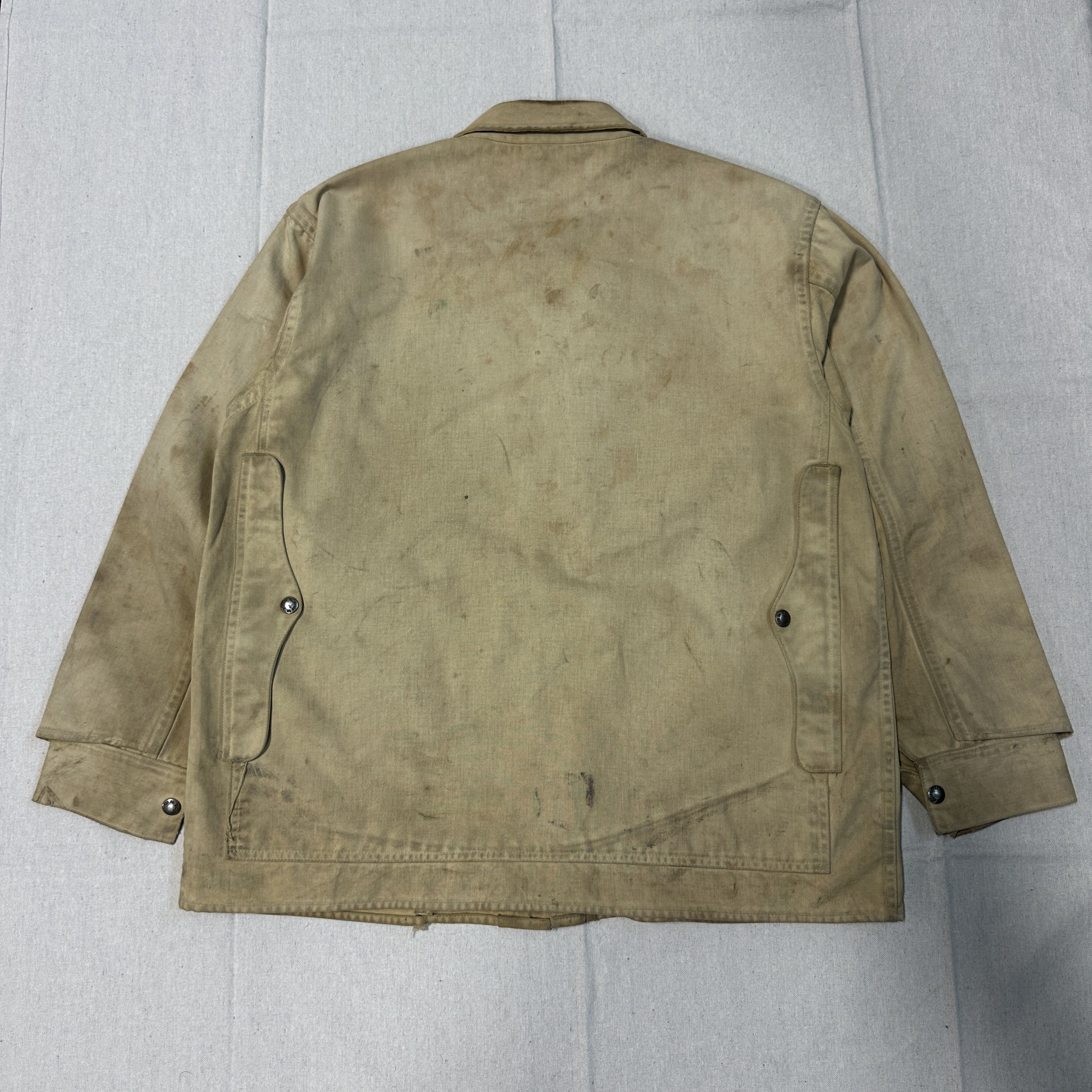 Filson Vintage Filson Tan Canvas Work Jacket Size Large 60s Hunting Cruiser Mackinaw Size US L / EU 52-54 / 3 - 10 Thumbnail