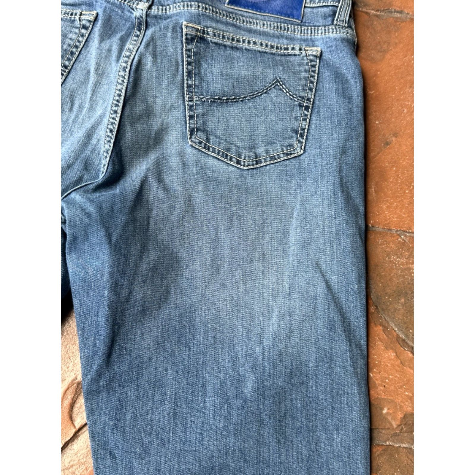 Jacob Cohen VINTAGE Jacob Cohen Italy Handmade Luxury Blue Denim Jeans 36 Slim Men City Logo 27.5 Inseam 5-Pocket Design Size US 36 / EU 52 - 5 Thumbnail