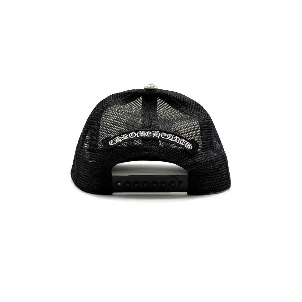 Chrome Hearts Chrome Hearts Multi Triple Leather Cross Trucker Cap Size ONE SIZE - 4 Thumbnail