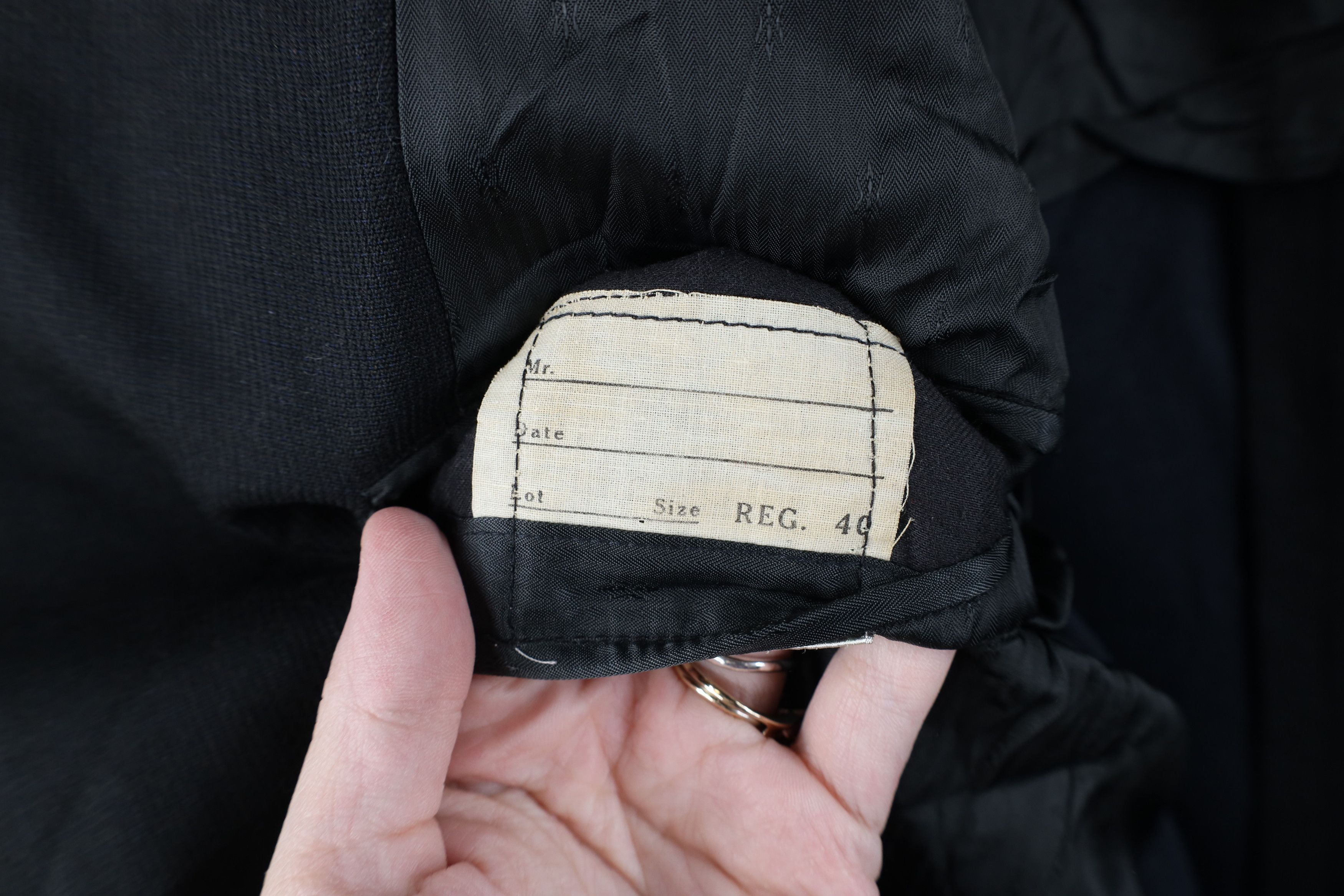 Vintage Vintage 60s Streetwear Suit Coat Blazer Jacket Black USA Size US L / EU 52-54 / 3 - 11 Thumbnail