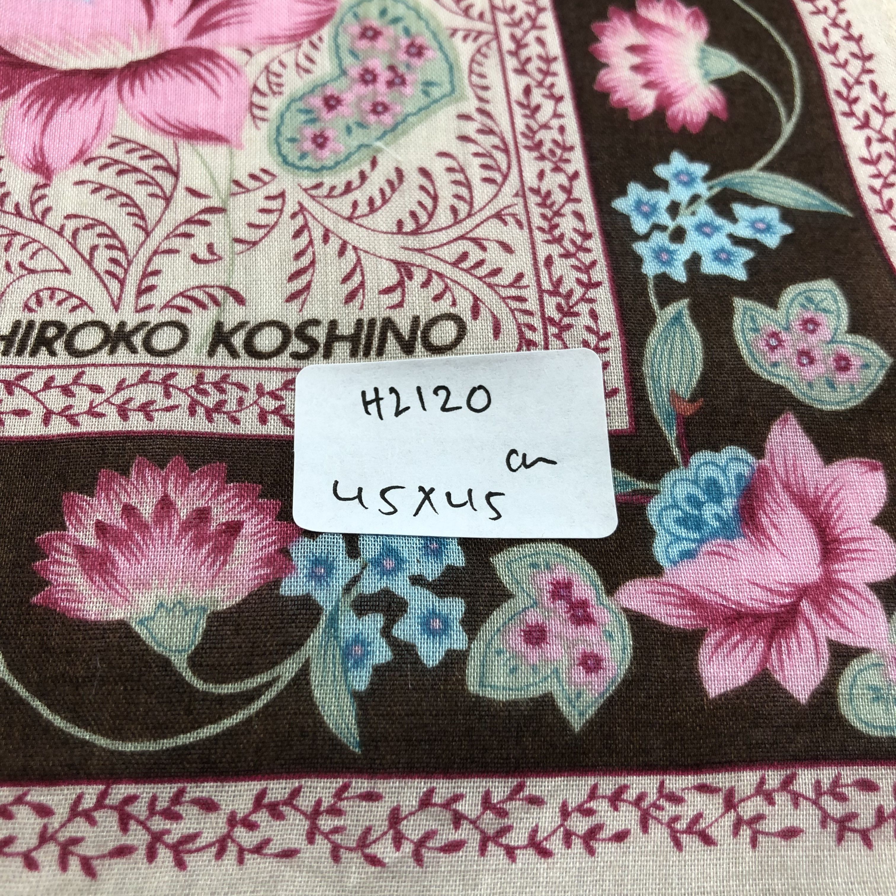 Hiroko Koshino Homme Hiroko Koshino Floral Handkerchief Neckerchief Bandana H2120 Size ONE SIZE - 8 Thumbnail