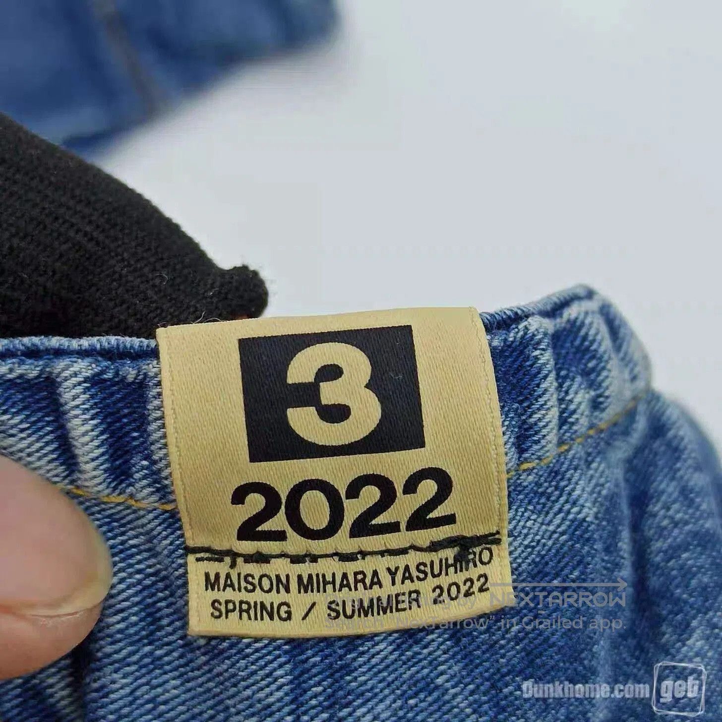 Maison MIHARA YASUHIRO Mihara Yasuhiro Men's Denim Jacket. Size US S / EU 44-46 / 1 - 5 Thumbnail