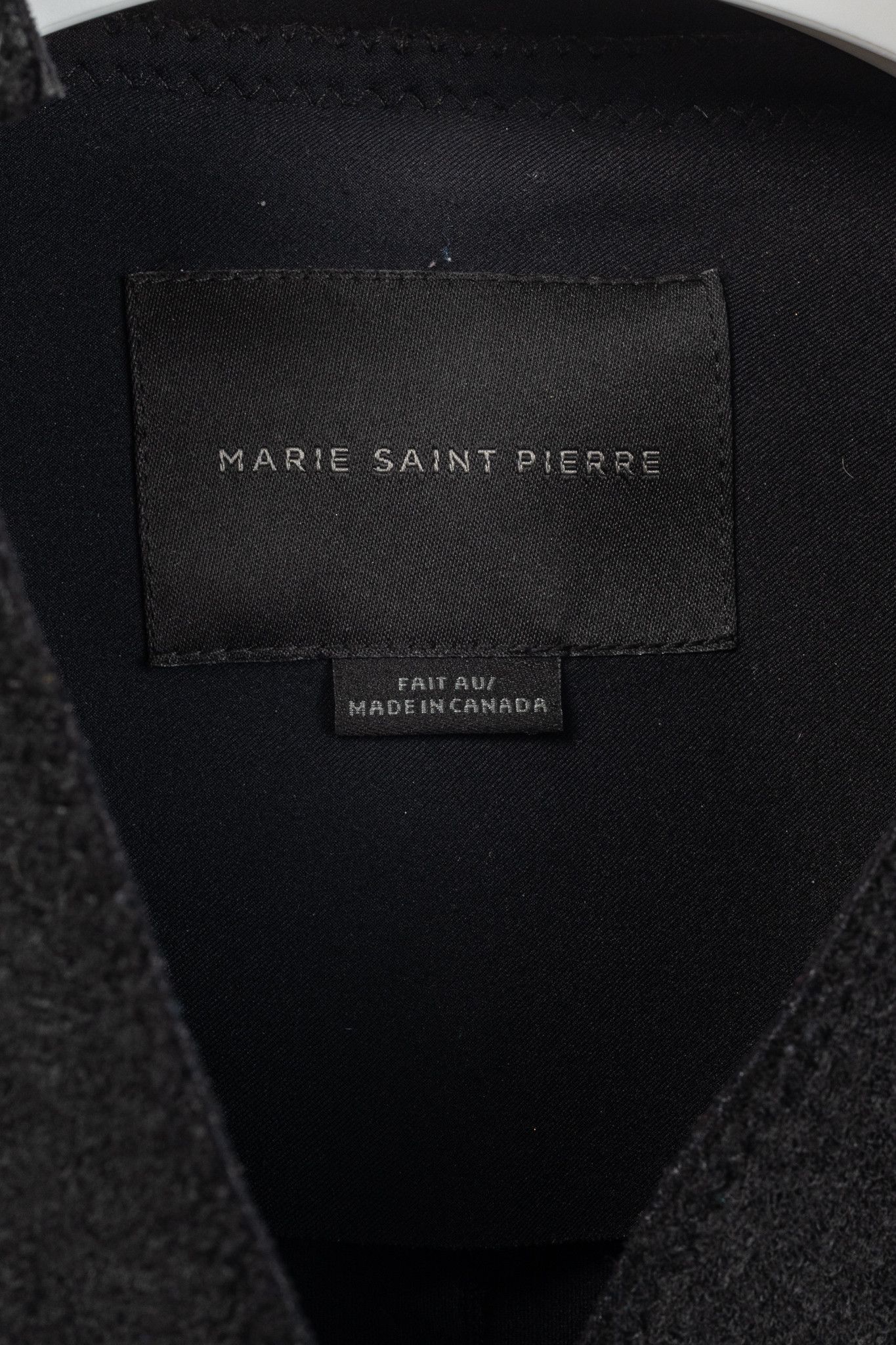 Other Marie Saint Pierre Black Boiled-Wool Blazer Size US S / EU 44-46 / 1 - 4 Thumbnail