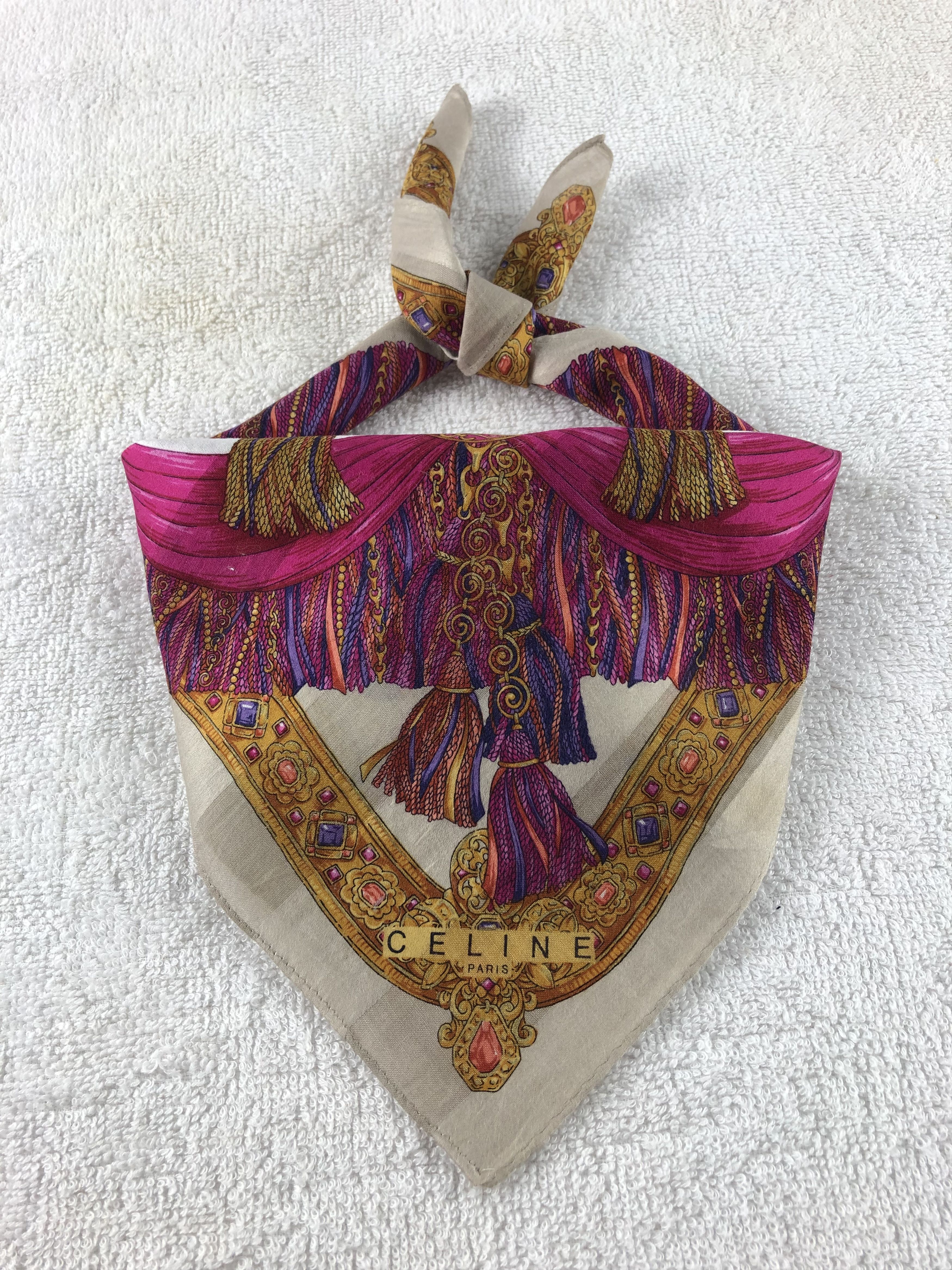 Celine Celine Handkerchief / Bandana / Neckerchief Size ONE SIZE - 1 Thumbnail