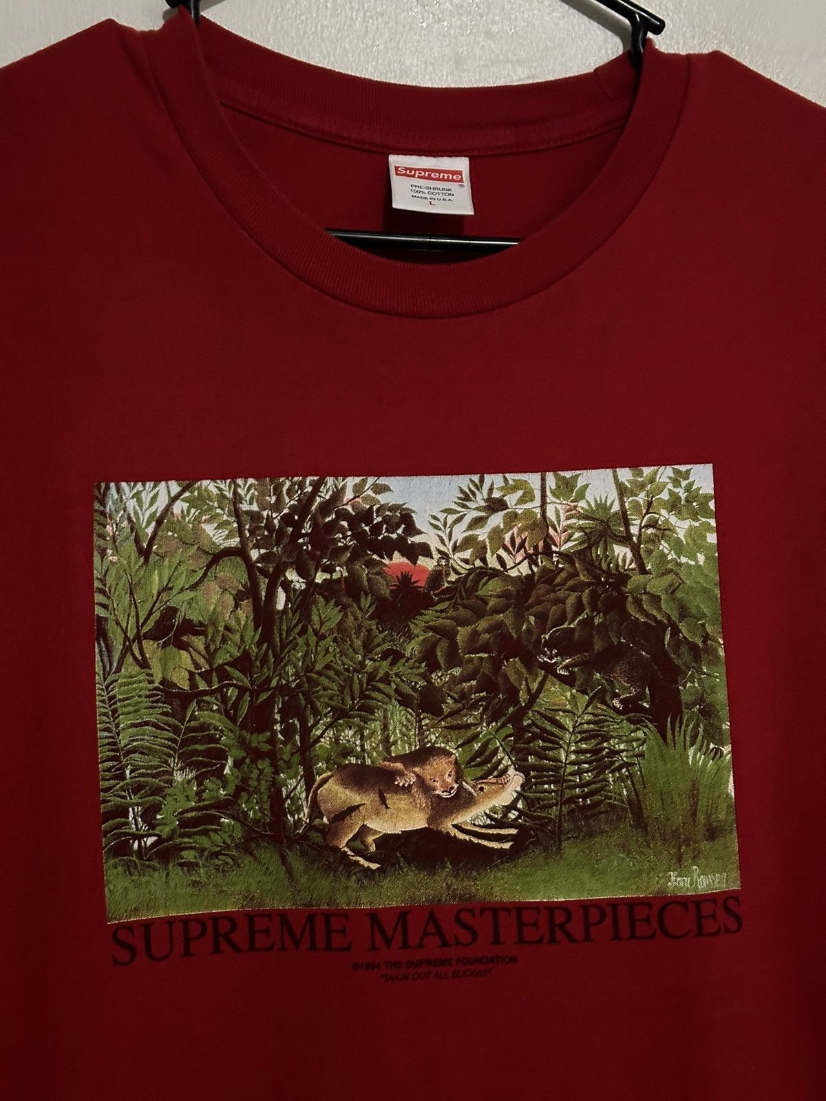 Supreme Supreme Masterpieces Tee Size US L / EU 52-54 / 3 - 2 Thumbnail