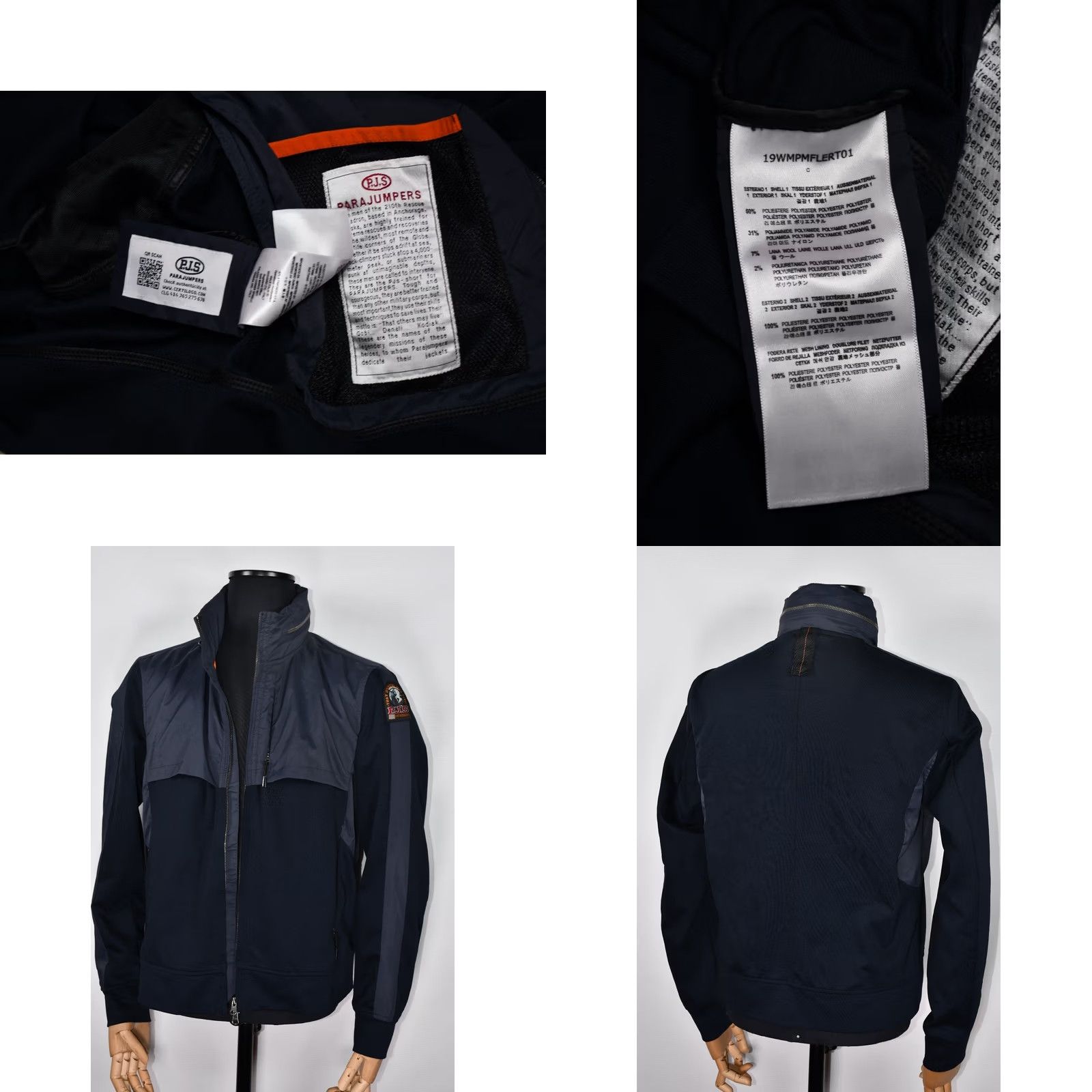 Parajumpers Parajumpers Round Trip Jacket Sweatshirt Jacket Mens L Blue Wool Blend 60%POLYSTER 31%POLYAMID 7%WOOL 2%POLYURETHANE Regular Size L Vintage No Size US L / EU 52-54 / 3 - 8 Thumbnail