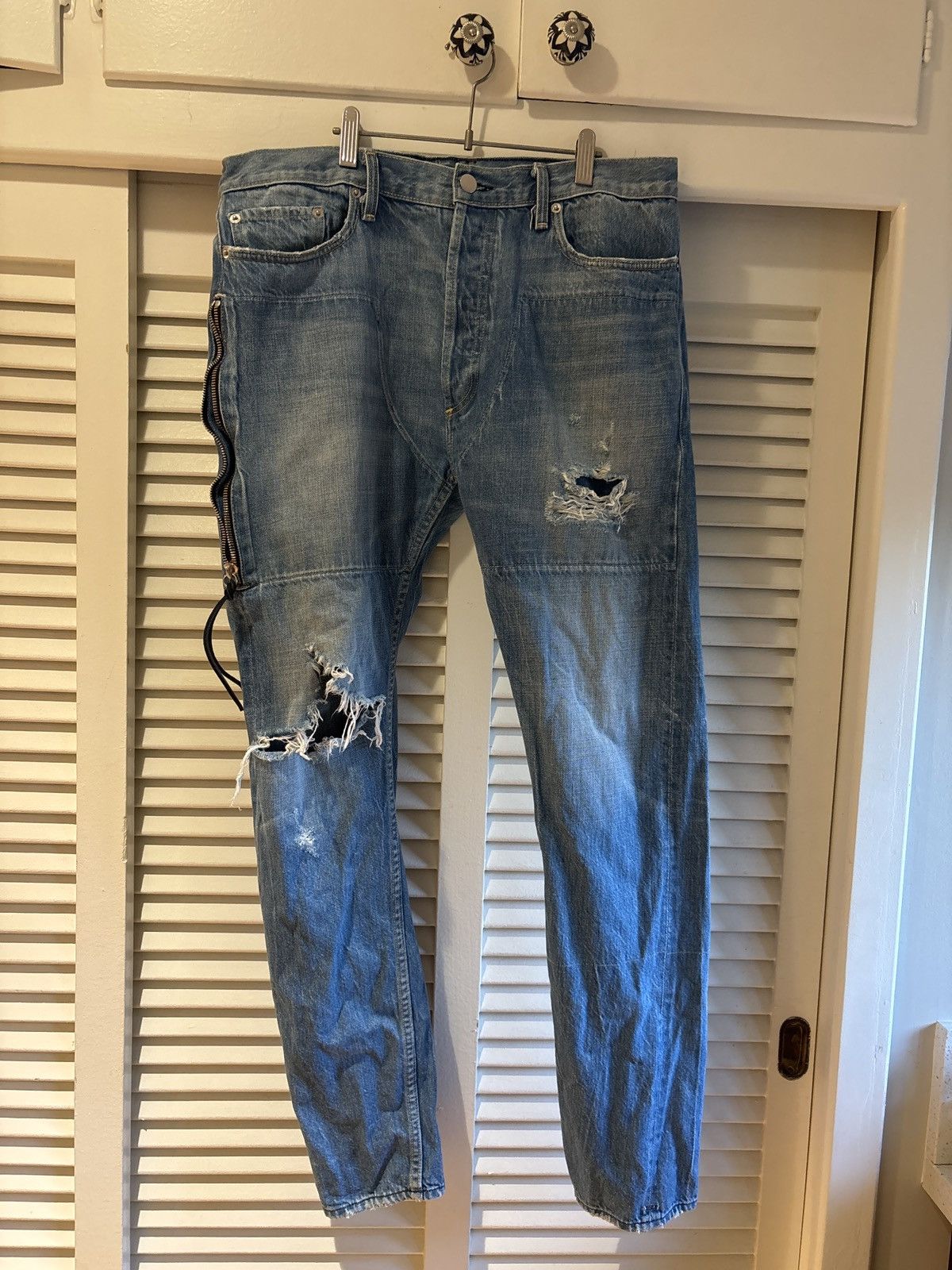 Mr. Completely Mr completely blue denim jeans size 32 made in La Size US 32 / EU 48 - 1 Thumbnail