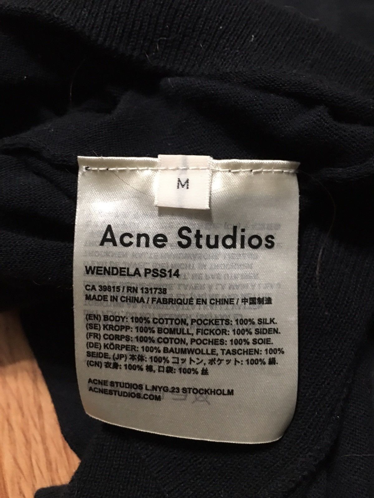 Acne Studios ACNE STUDIOS Cotton Black Oversize Sweater Cardigan Size M Size US M / EU 48-50 / 2 - 10 Thumbnail