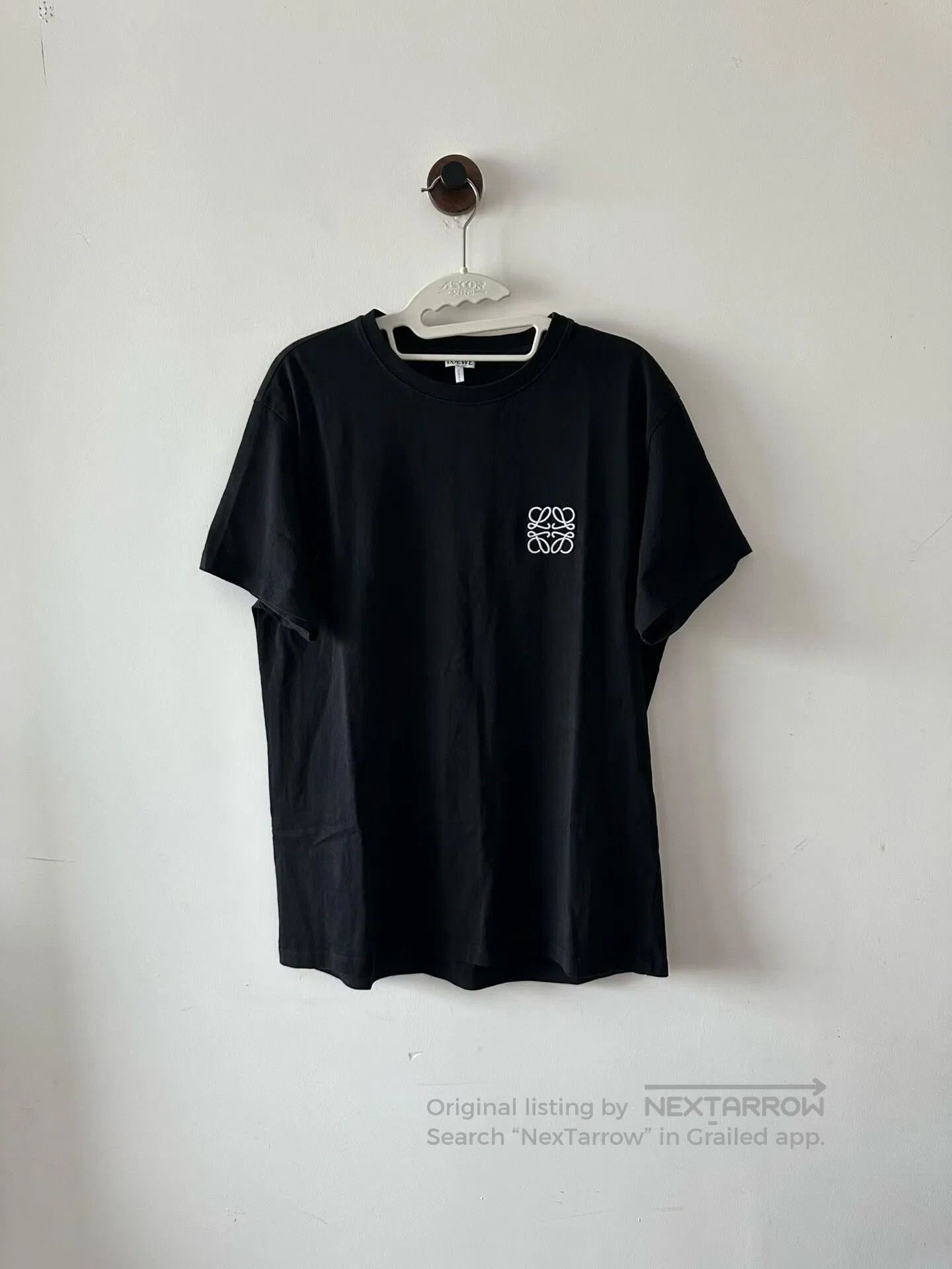 Loewe Loewe Black Embroidered Logo Short Sleeve| Size US M / EU 48-50 / 2 - 1 Thumbnail
