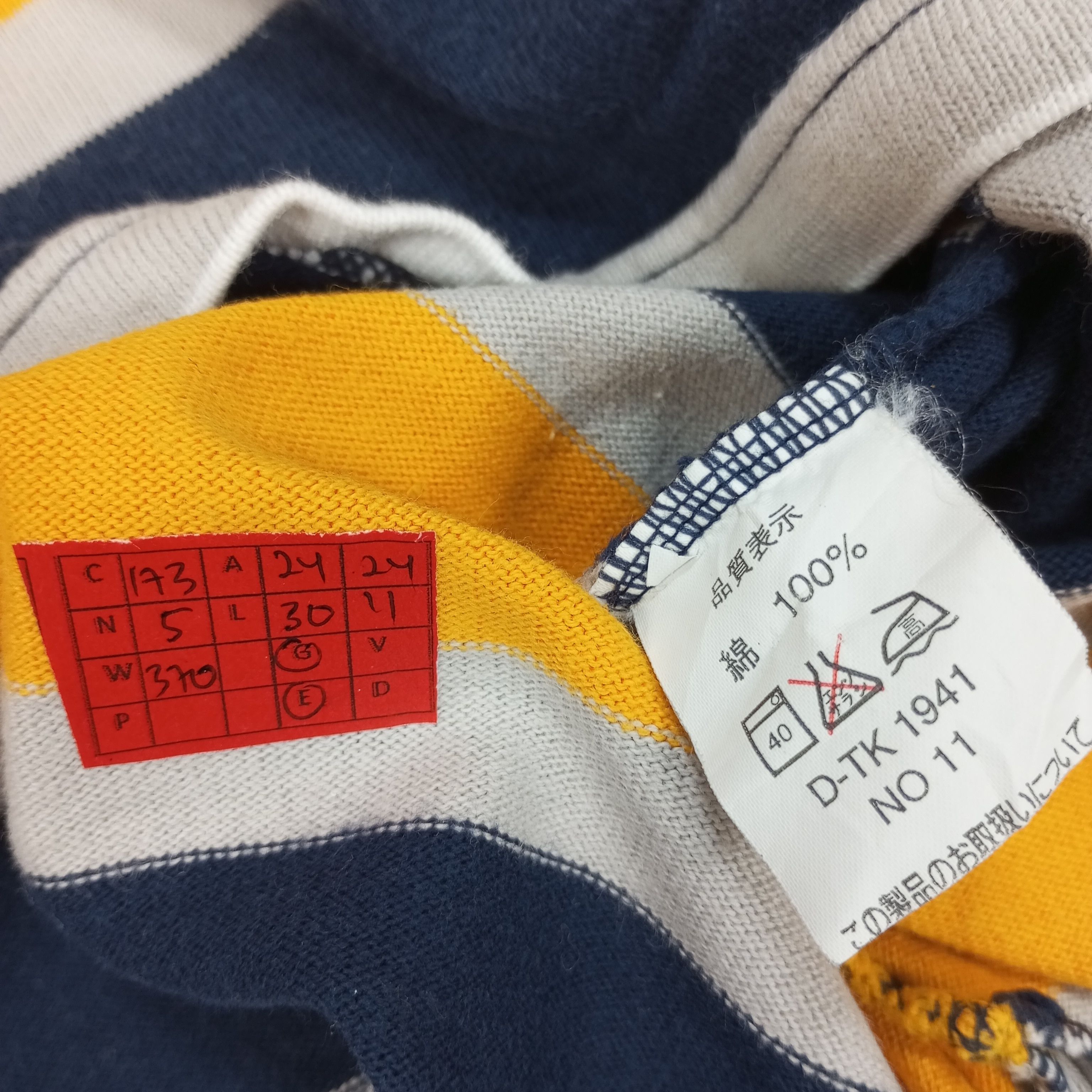 Karl Kani × Vintage Karl Kani Jeans Stripes Design Tshirt Size US XL / EU 56 / 4 - 8 Thumbnail