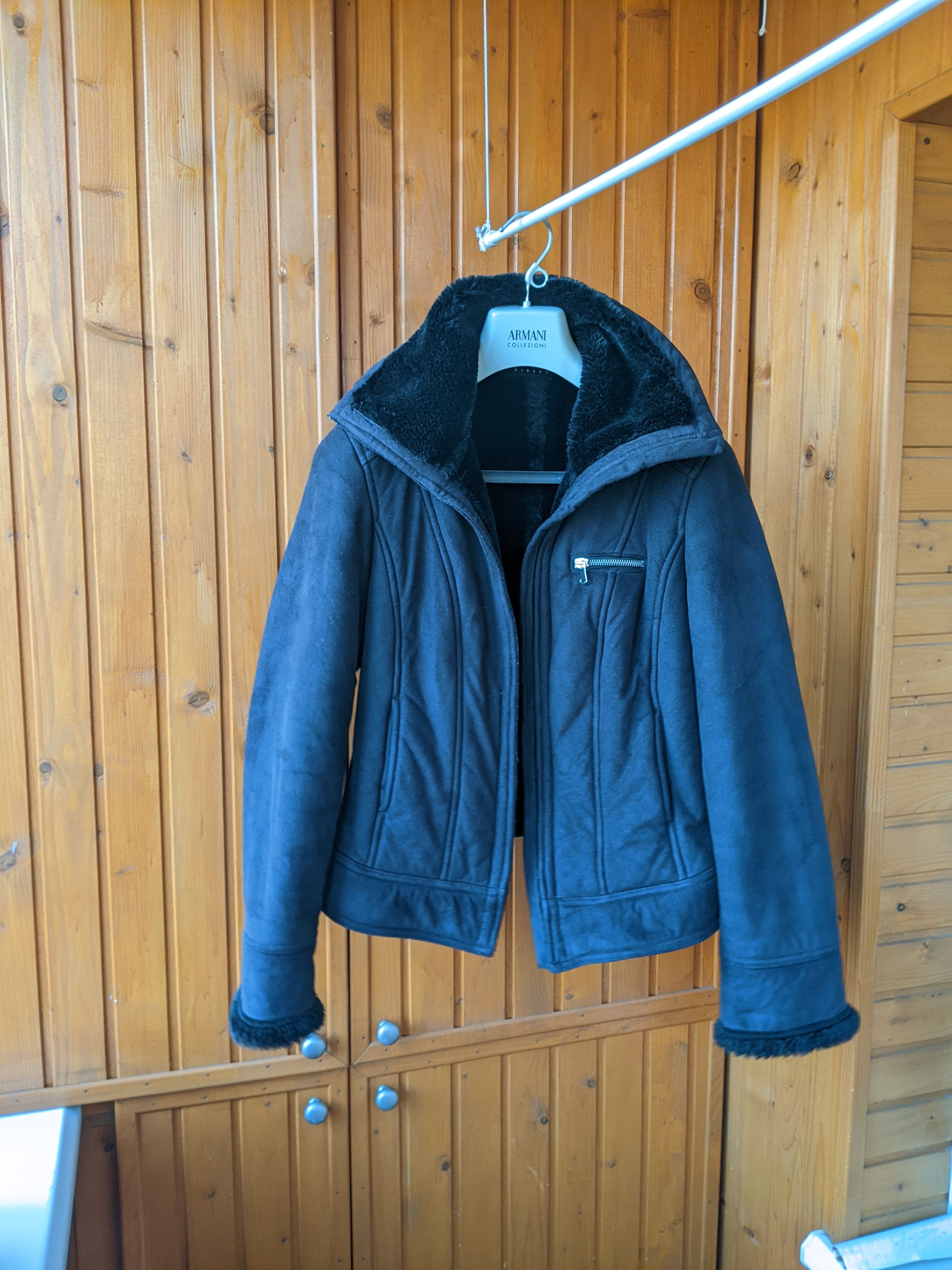 Sisley Sisley Sherpa Faux Fur Chinchilla Jacket Vintage Prada Guess Size M / US 6-8 / IT 42-44 - 4 Thumbnail