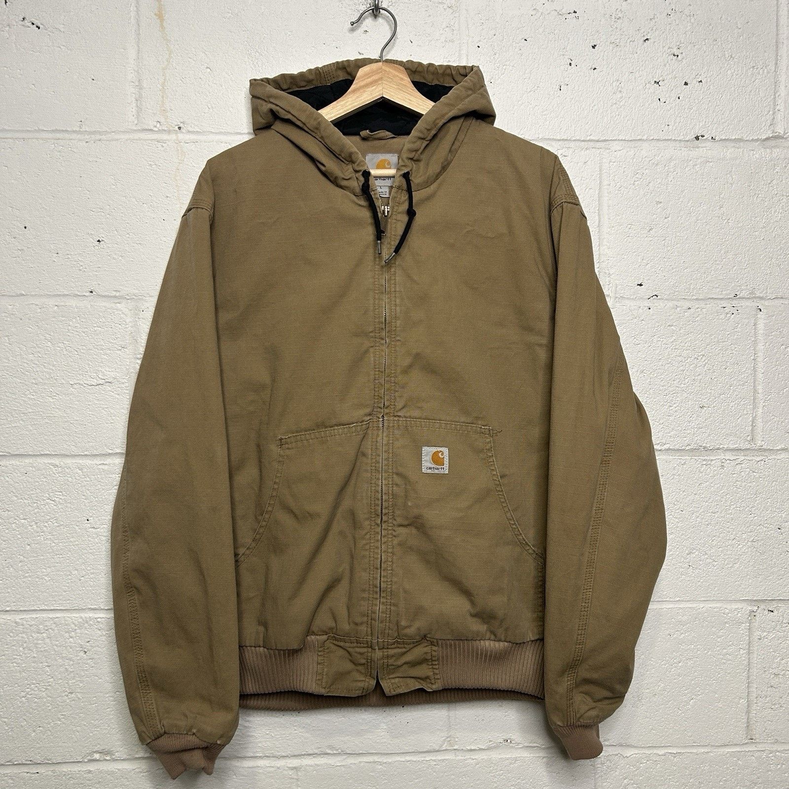 Carhartt Vintage Carhartt Quilted Ripstop Active Jacket “Dark Khaki” Size L / US 10 / IT 46 - 1 Thumbnail